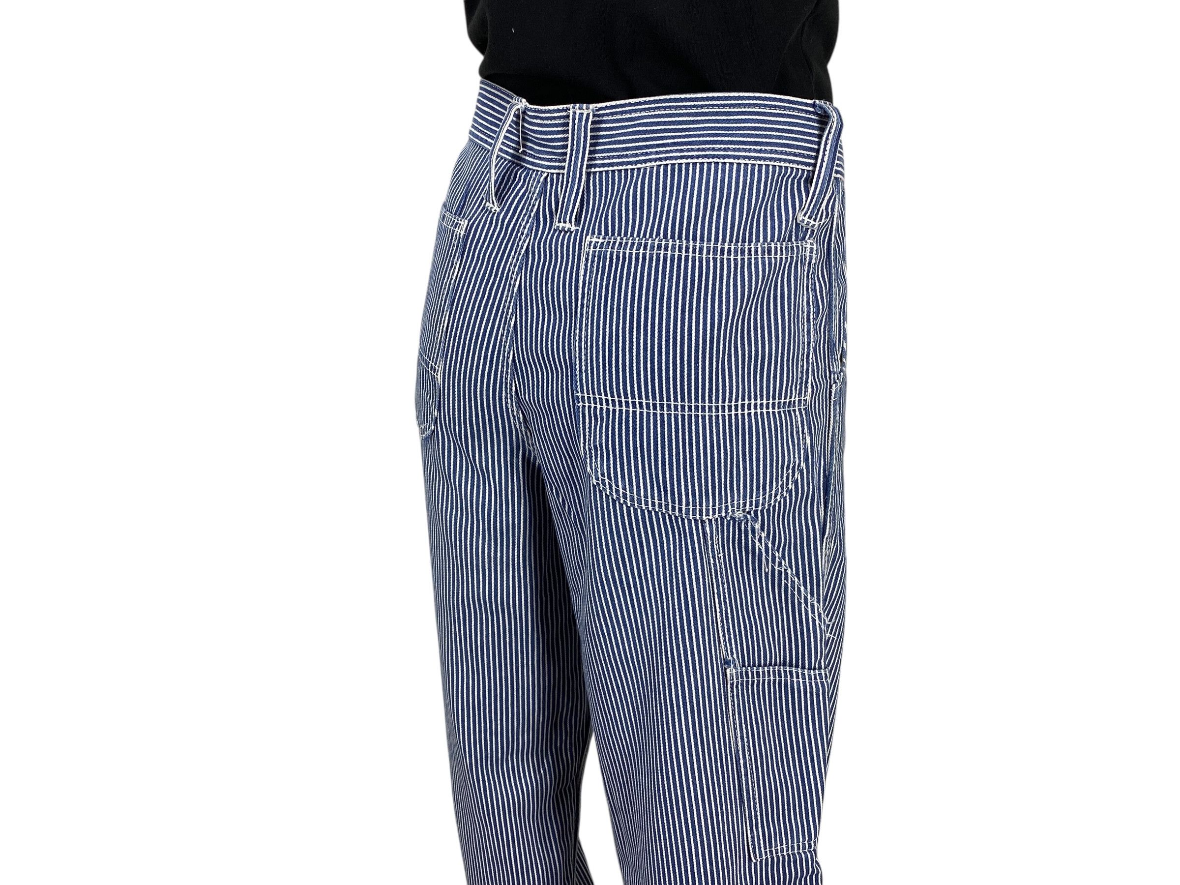 Japanese Brand Alin Jeans Stripes Hickory Jeans Size US 30 / EU 46 - 6 Thumbnail