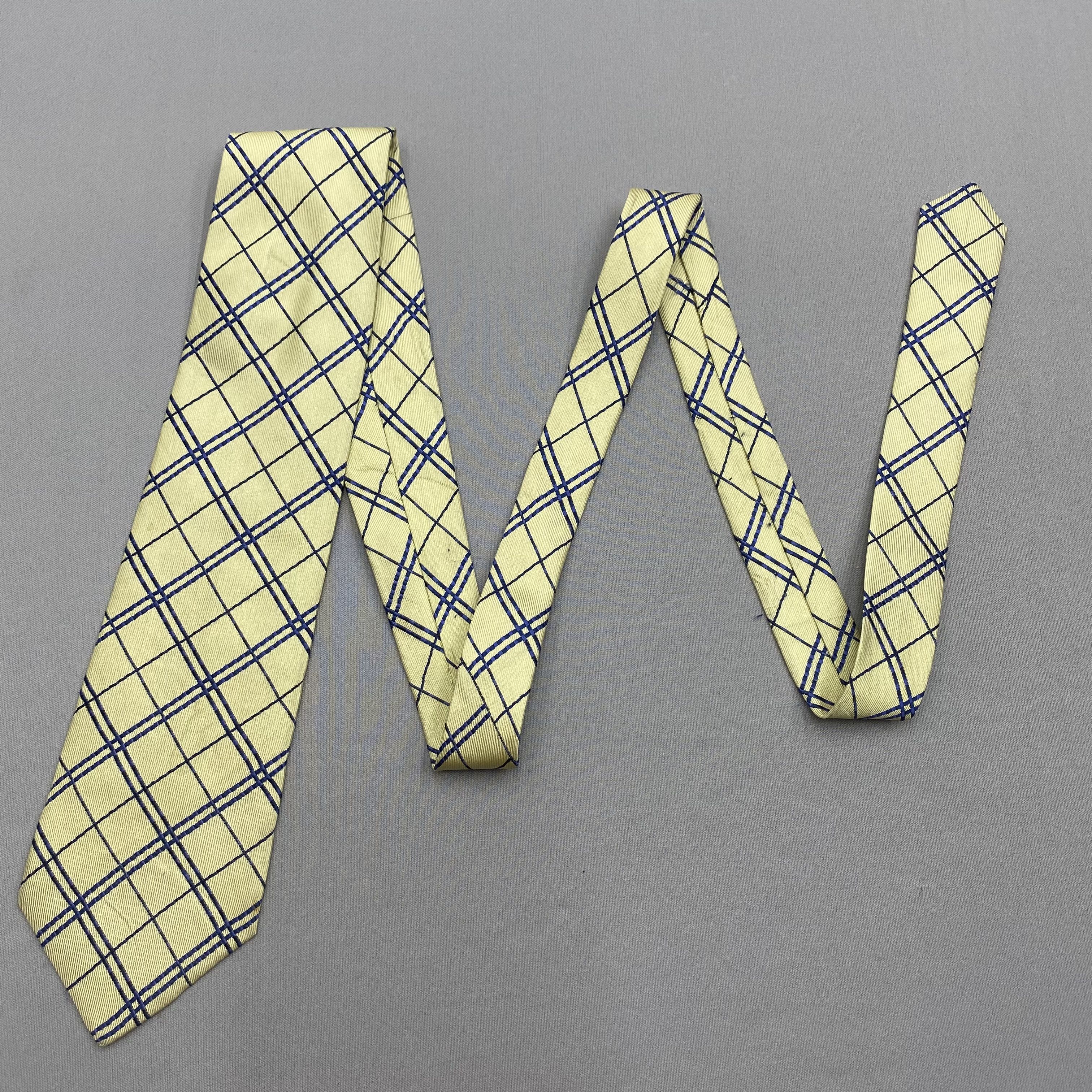 Japanese Brand Vintage Yves Saint Laurent SILK Necktie Cravate Pure Silk Size ONE SIZE - 4 Thumbnail