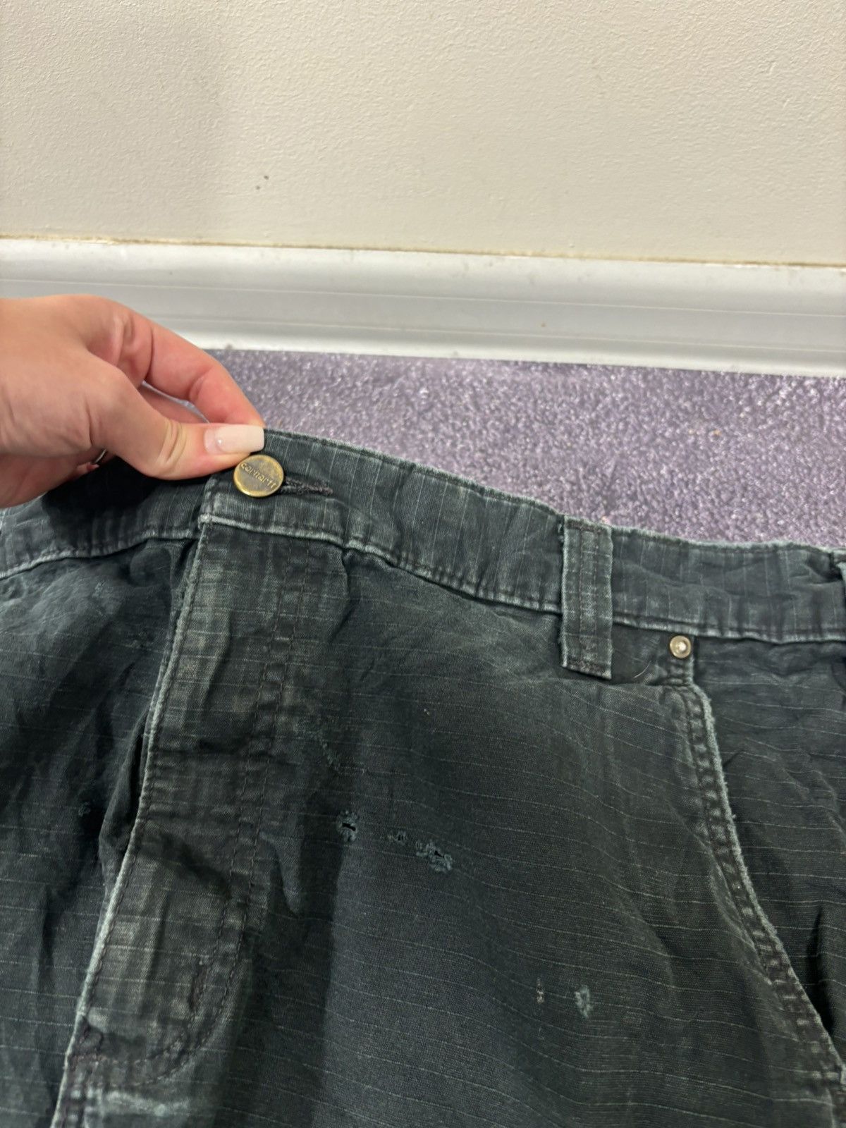 Carhartt Vintage Carhartt USA Dark Green Work Hype Baggy Cargo Pants Size US 40 / EU 56 - 19 Thumbnail