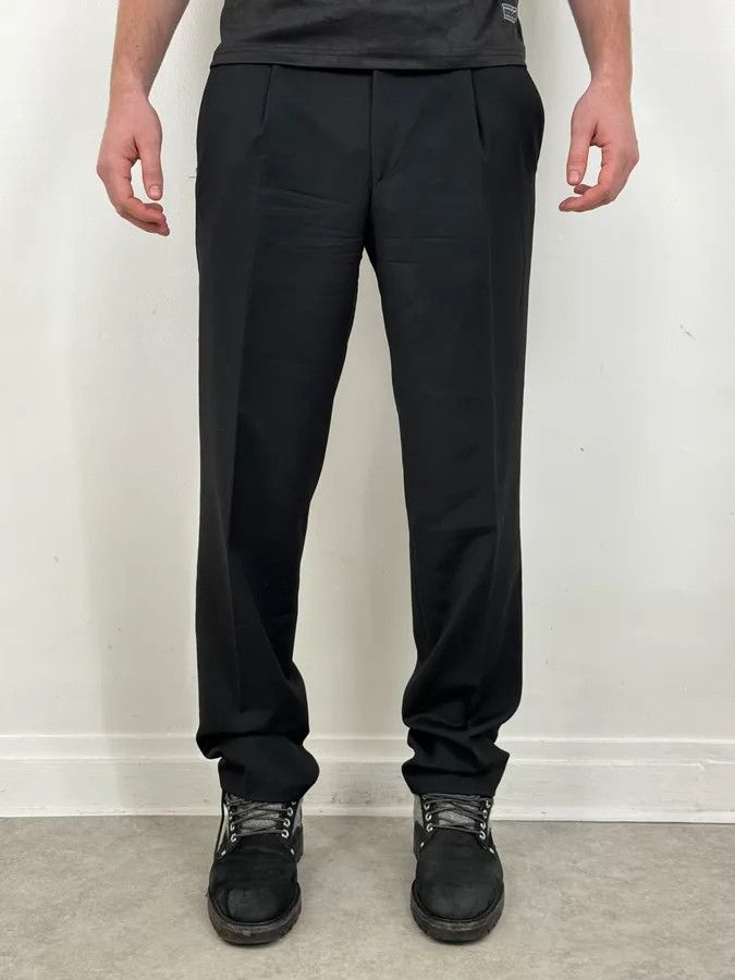 Balmain Balmain Black Wool Tailored Pants Size US 32 / EU 48 - 2 Thumbnail