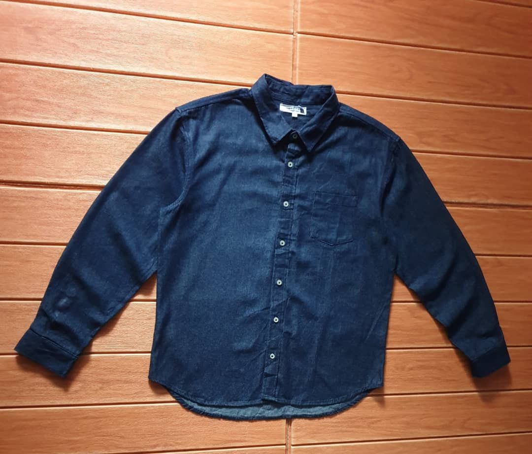 Japanese Brand Vogon Nanotec Blue Colour Shirt Size US XL / EU 56 / 4 - 6 Thumbnail