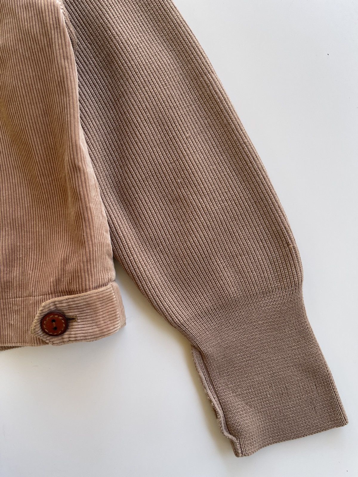 Oversized Corduroy Blouson Jacket