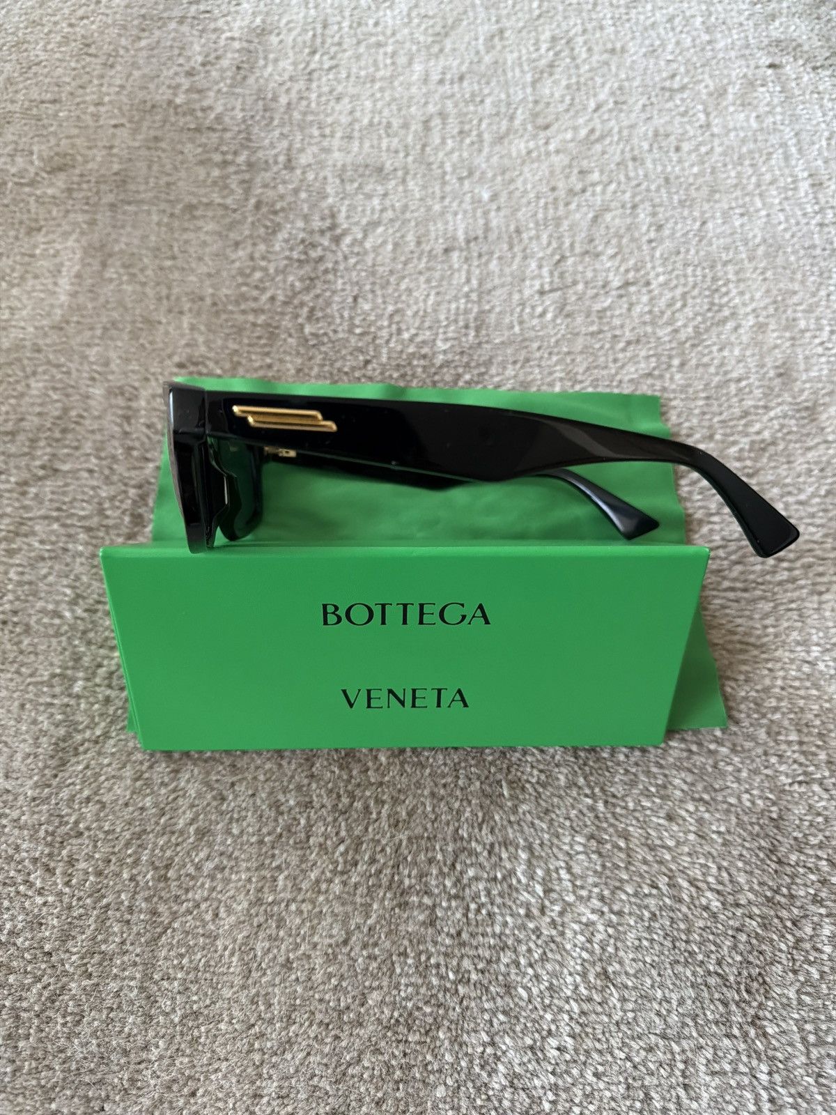 Bottega Veneta Bottega Veneta Rectangular Sunglasses Size ONE SIZE - 2 Thumbnail