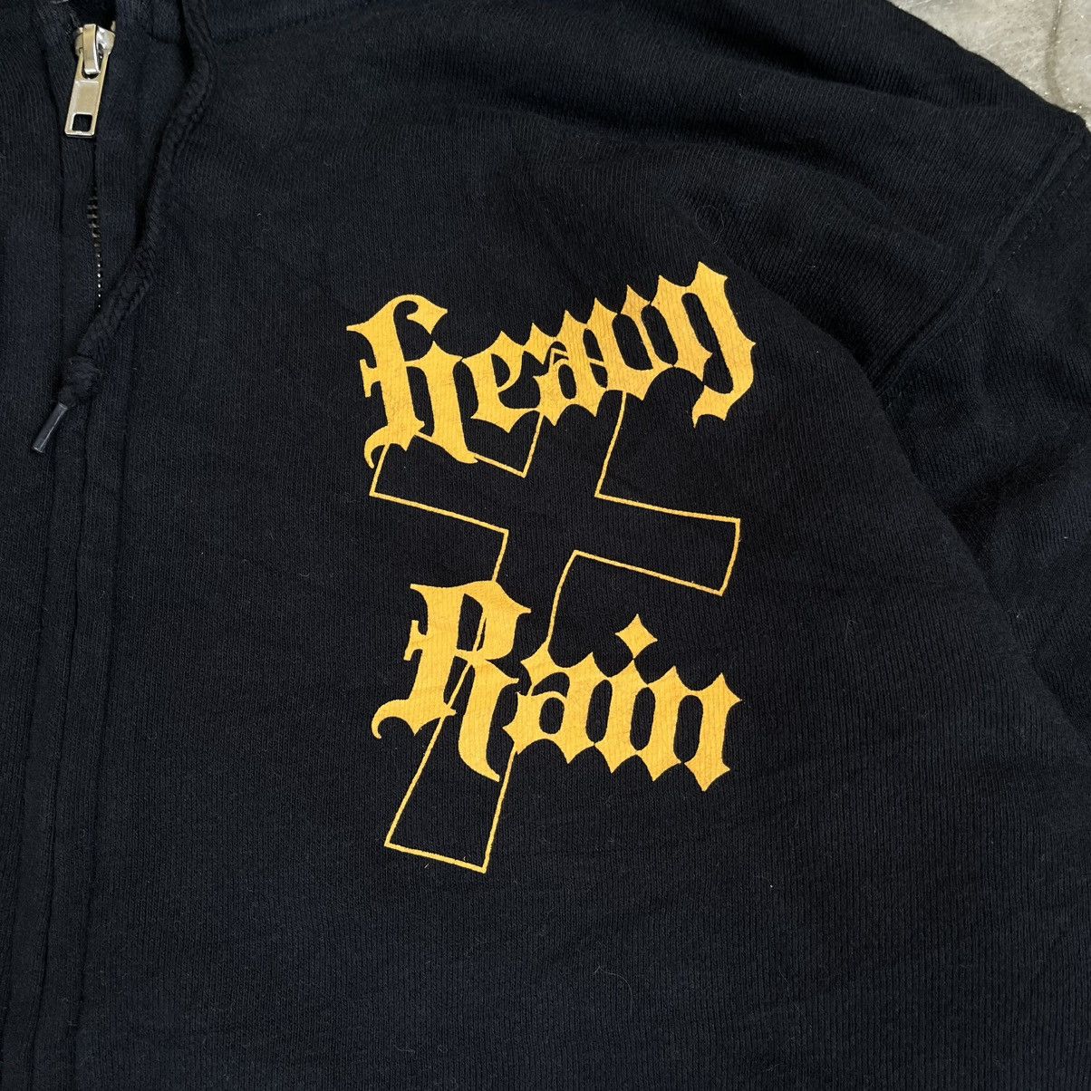 Hysteric Glamour 2000s KOS Vkei Style Heavy Rain Big Cross Zip Hoodie Size US L / EU 52-54 / 3 - 5 Thumbnail