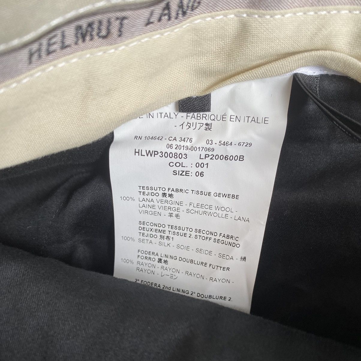 Helmut Lang Helmut Lang Cummerbund Wool Trousers Size US 32 / EU 48 - 4 Thumbnail