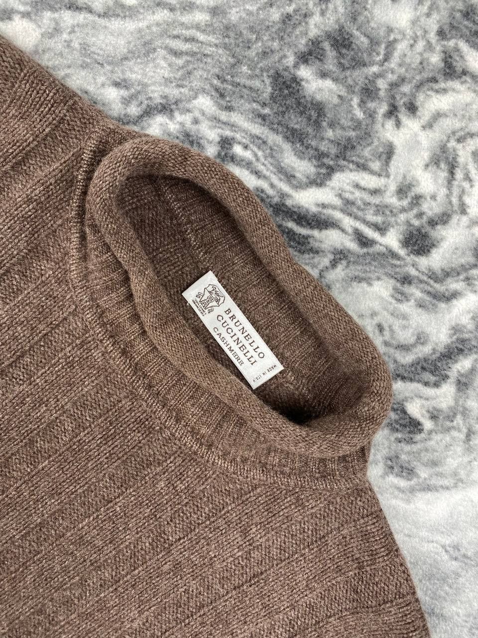 Brunello Cucinelli Brunello Cucinelli Knit Cashmere Ribbed Sweater Men Size 48 Size US M / EU 48-50 / 2 - 2 Thumbnail