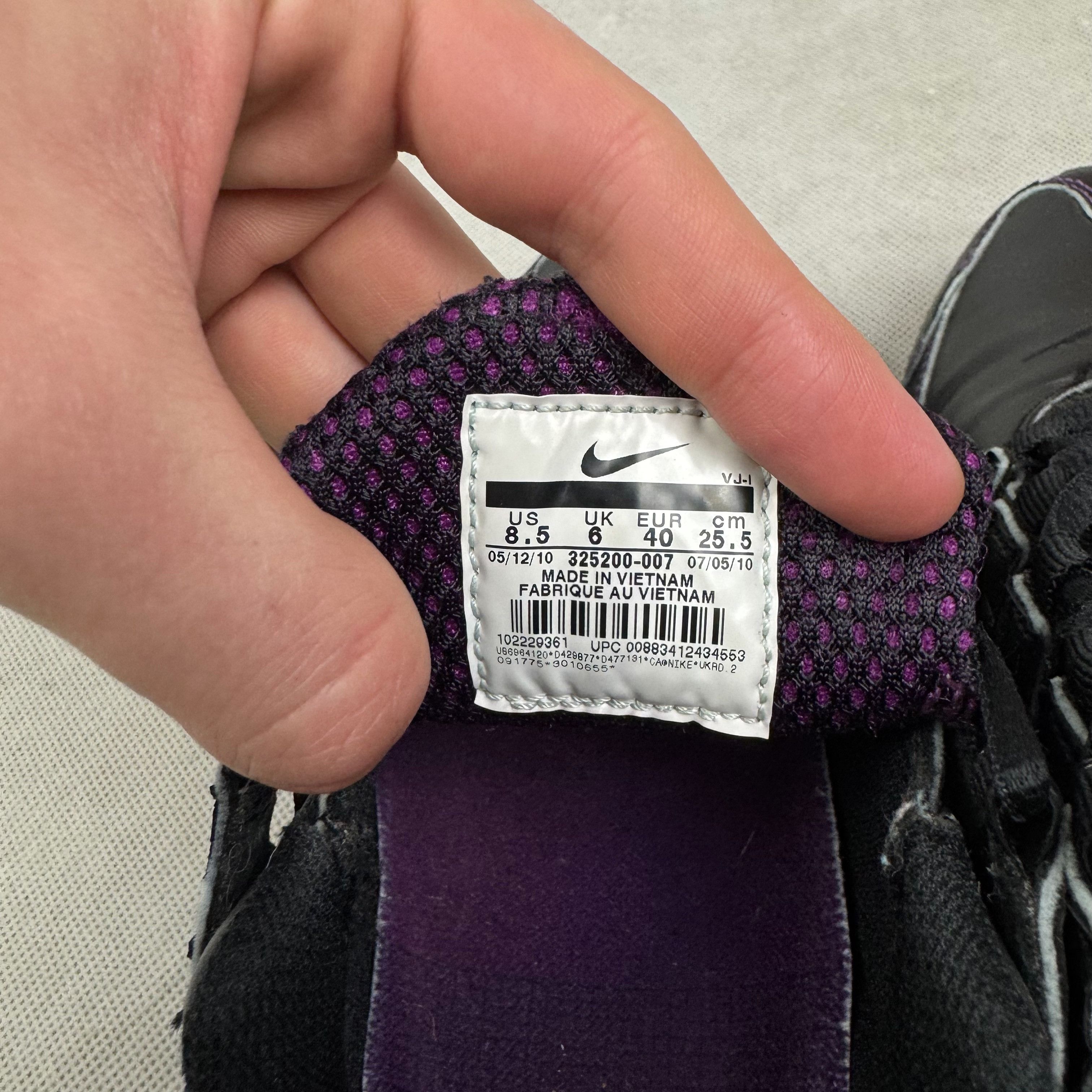 Nike Nike Shox NZ 325200-007 Womens Black Plum Sneakers Shoes 8.5 Size US 8.5 / IT 38.5 - 2 Thumbnail