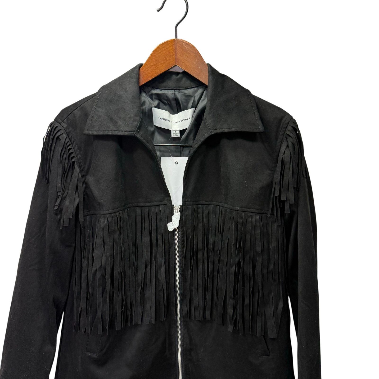 Other Debbie Denmon X Curation Fringe Jacket sz S NEW #G734 Size S / US 4 / IT 40 - 4 Thumbnail