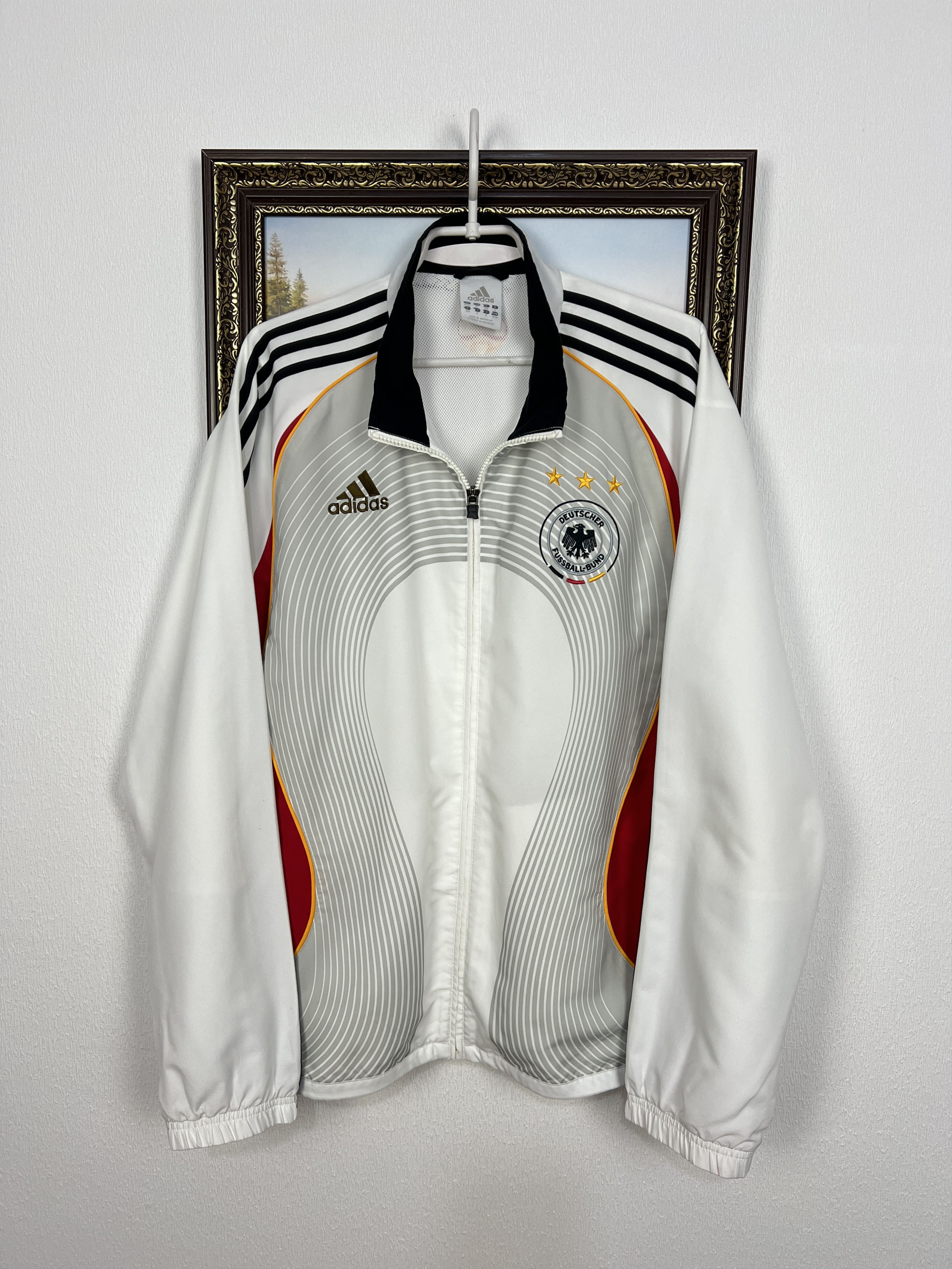 Adidas Vintage Adidas Germany Football Jacket Soccer Track Top Size US M / EU 48-50 / 2 - 1 Thumbnail