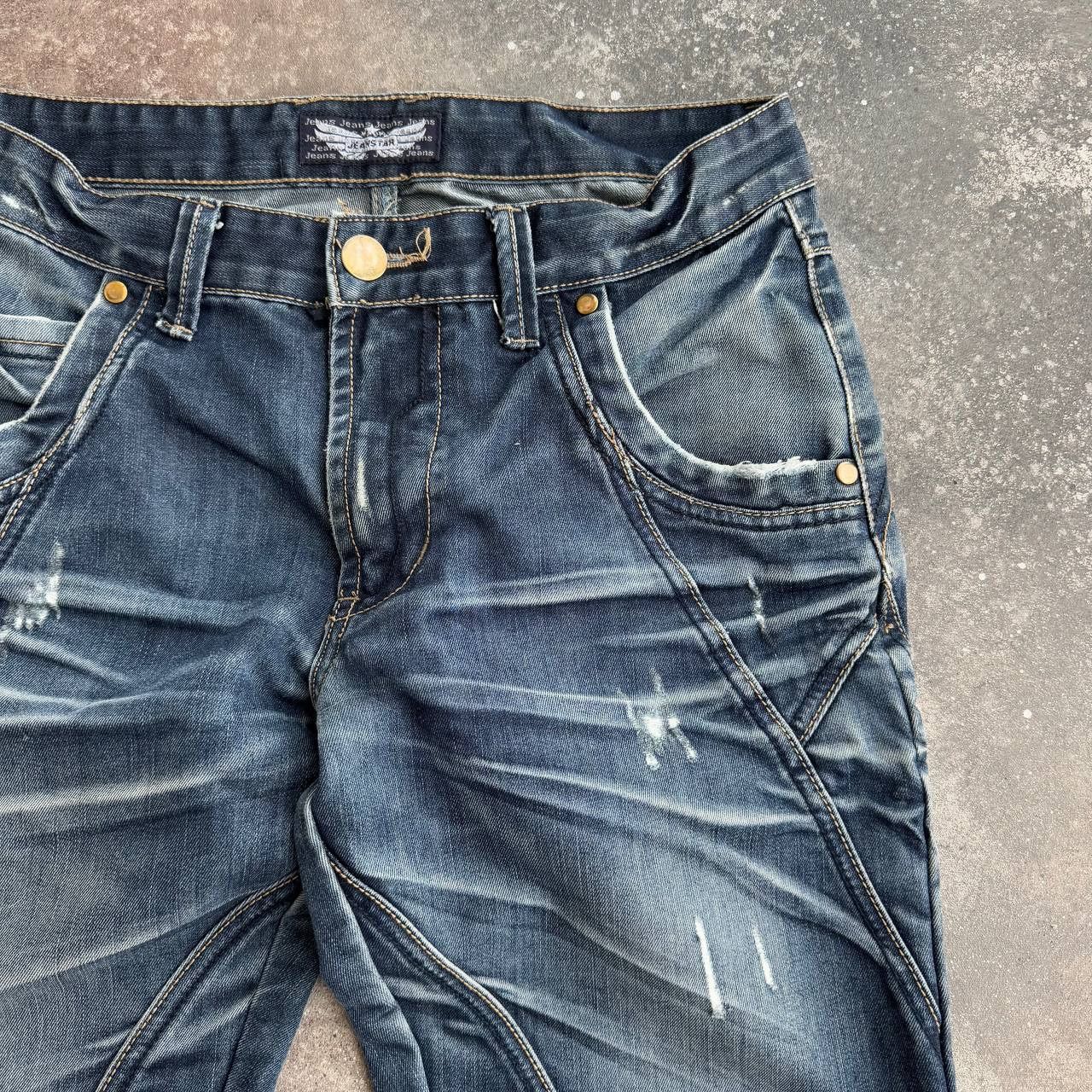 Hysteric Glamour Japan Style Avant Garde Distressed Y2K Washed Jeans Size US 29 - 6 Thumbnail