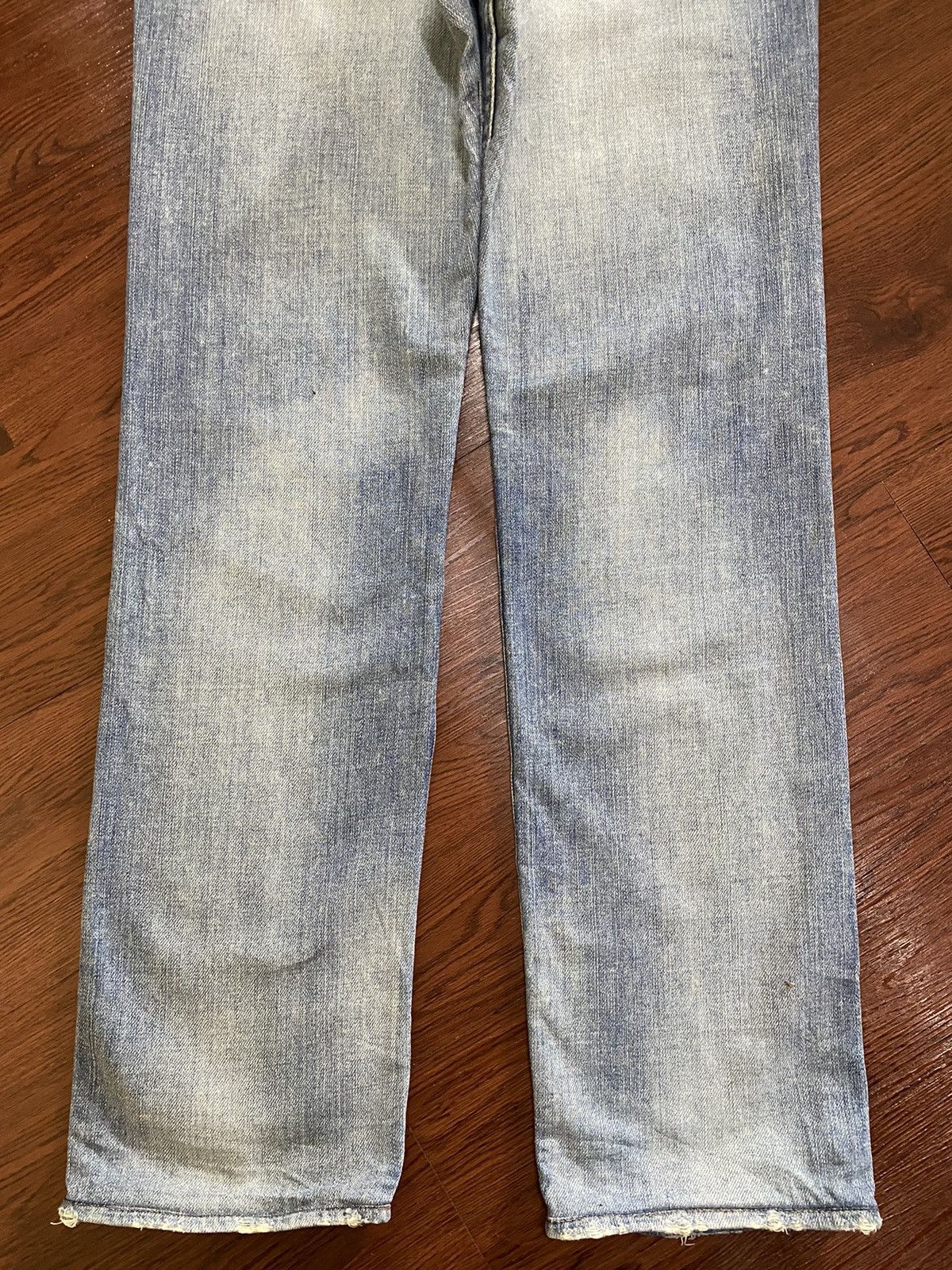 Other Vintage Style Japanese Brands Faded Wash Baggy Jeans Size US 32 / EU 48 - 6 Thumbnail