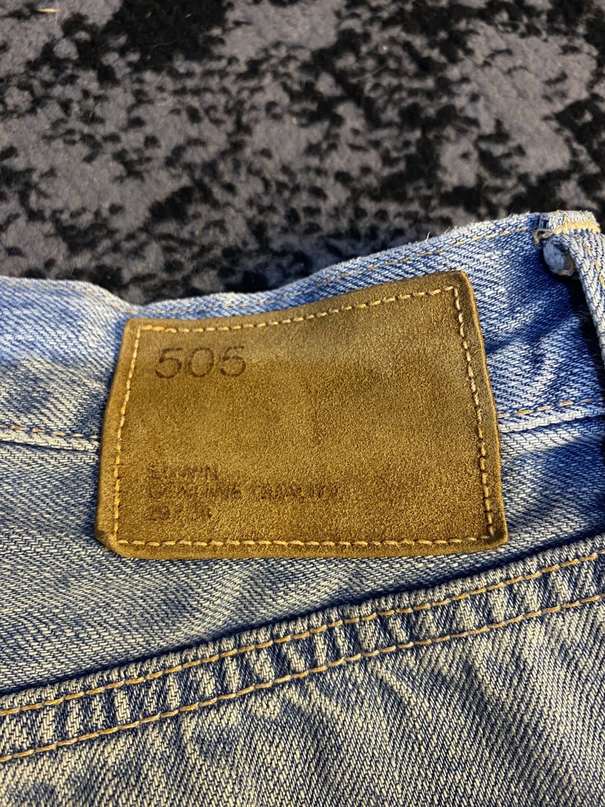 Kapital Vkei Wash Bootcut Selvedge Edwin 505 Distressed Jeans 🔥 Size US 29 - 4 Thumbnail