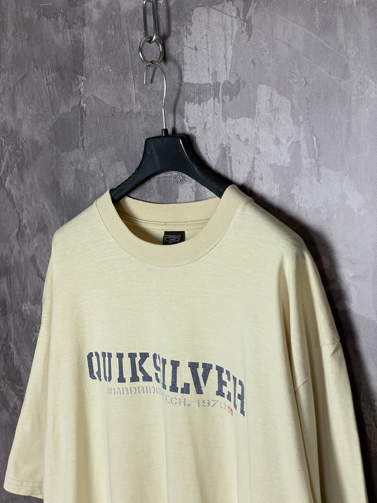 Quicksilver × Vintage Vintage Quiksilver Logo Tee Shirt 90s y2k Size US L / EU 52-54 / 3 - 4 Thumbnail