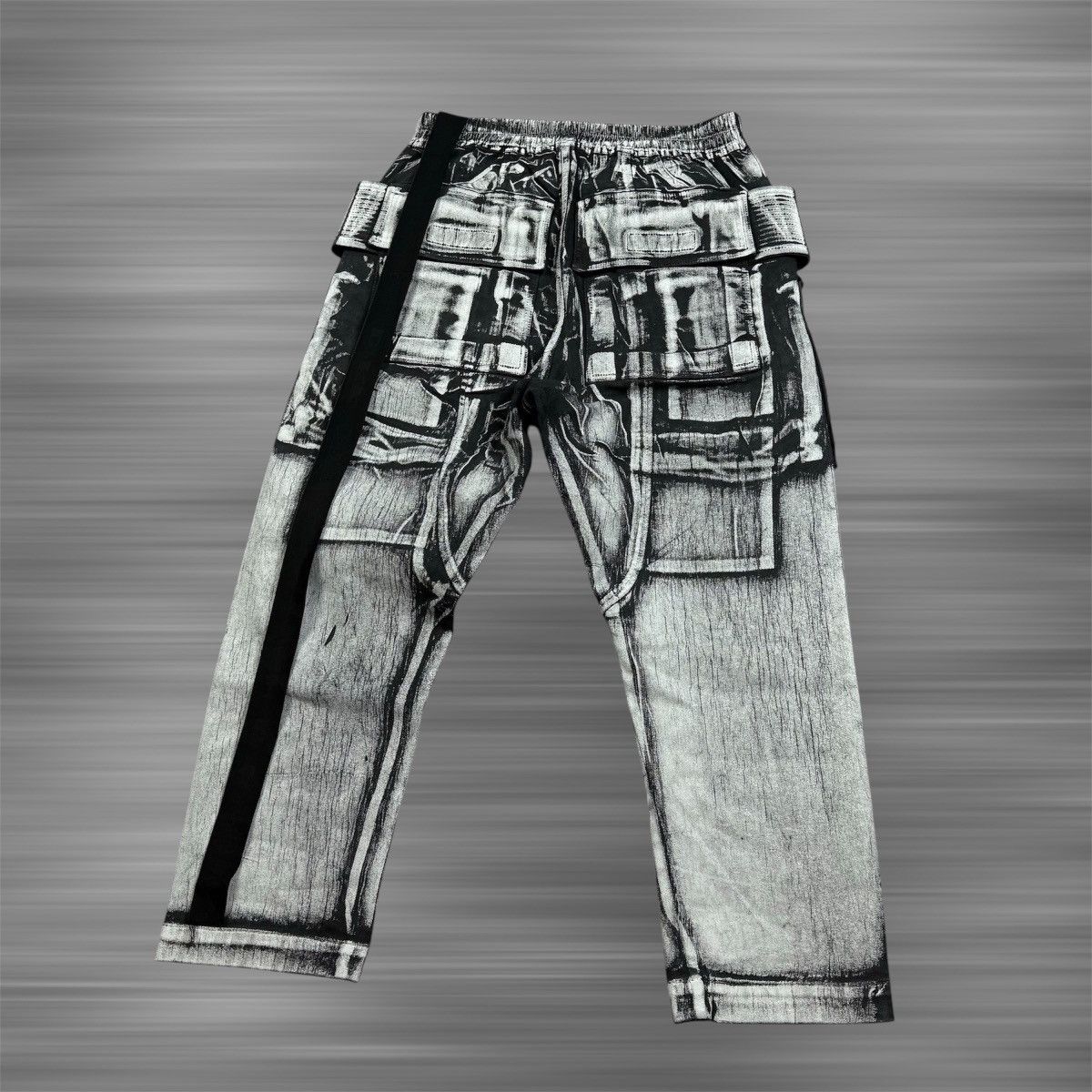 Rick Owens Drkshdw Rick Owens Drkshdw White waxed Sweatpants Size US 32 / EU 48 - 4 Thumbnail