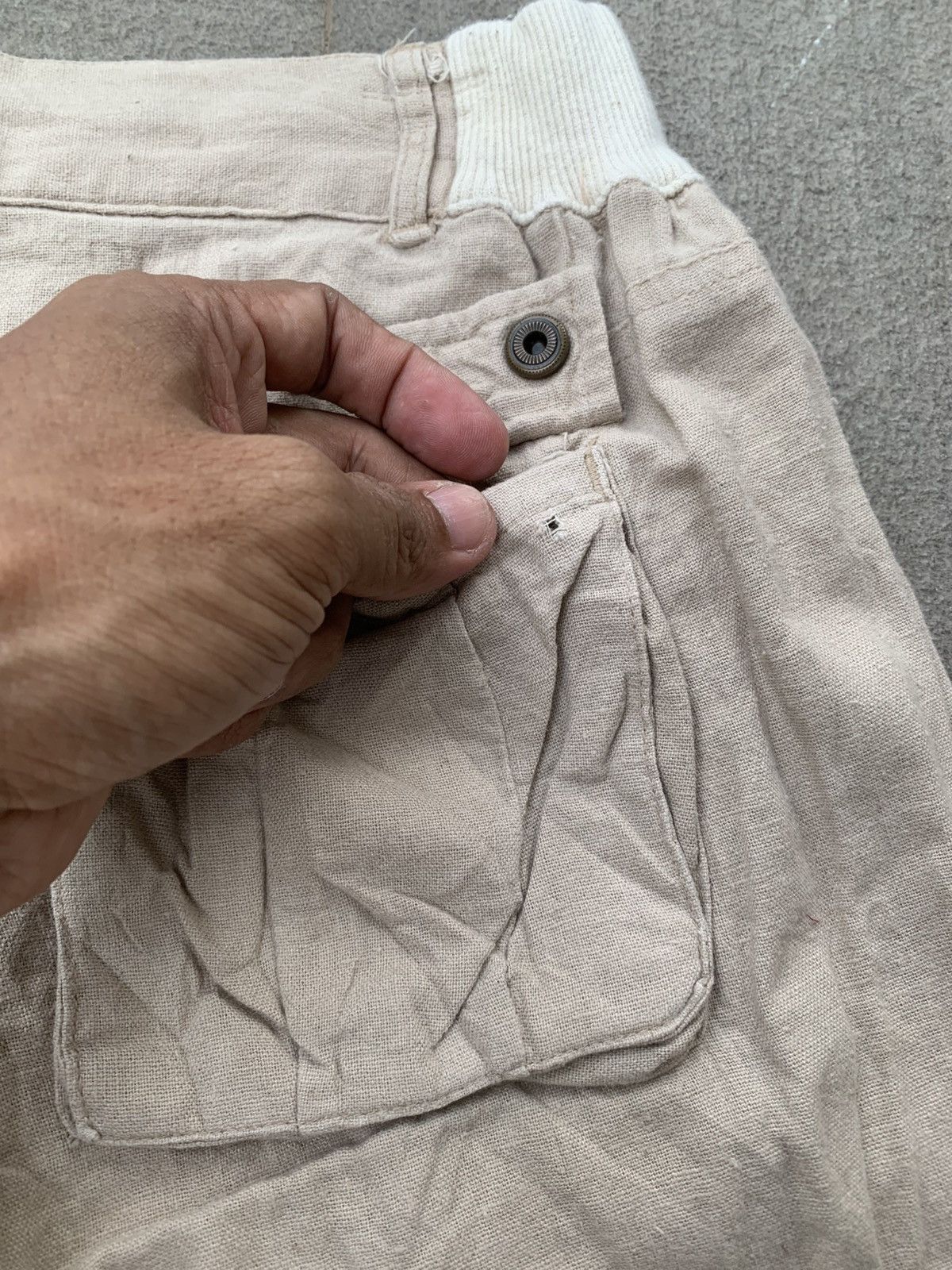 Other Private Beach Linen Drawstring Pants Size 28" / US 6 / IT 42 - 8 Thumbnail