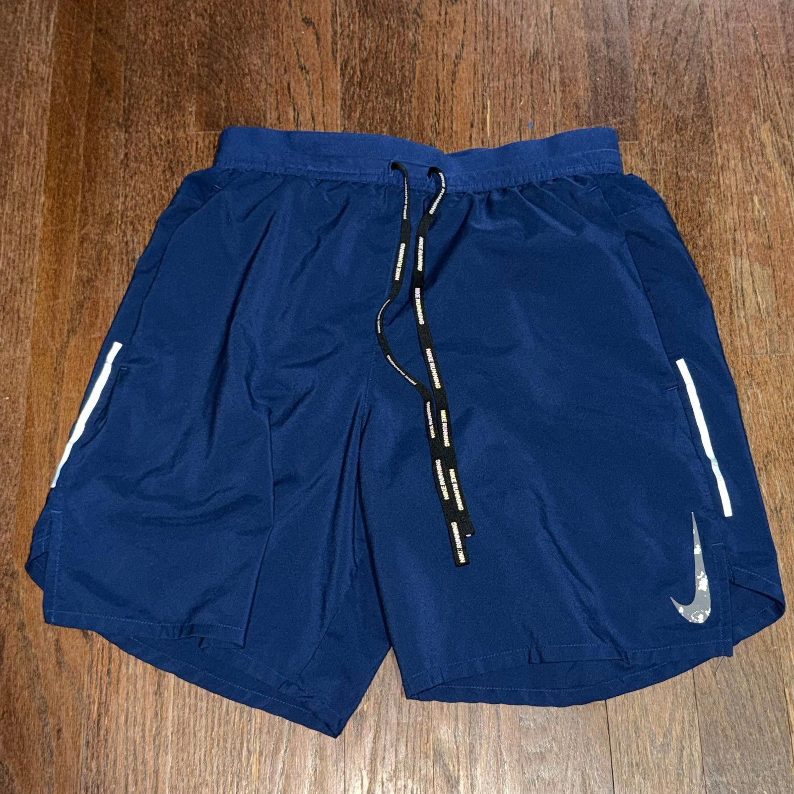 Nike Nike Flex Stride Shorts Navy Blue Used Mens SM 6.5” Rare Y2K Size US 30 / EU 46 - 1 Thumbnail