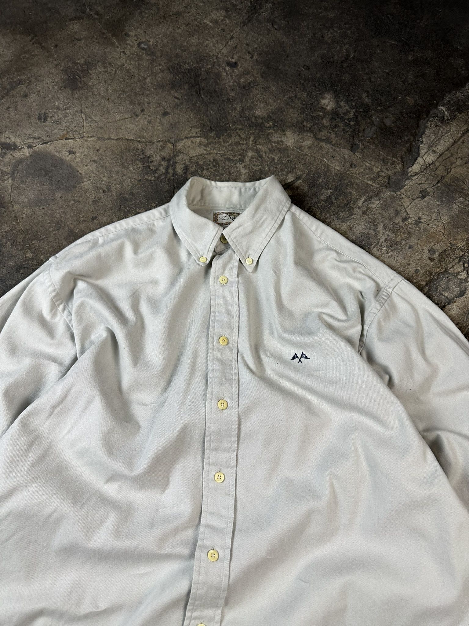 Burberry Vintage Thomas Burberry Basic Button Up Shirt Size US L / EU 52-54 / 3 - 4 Thumbnail