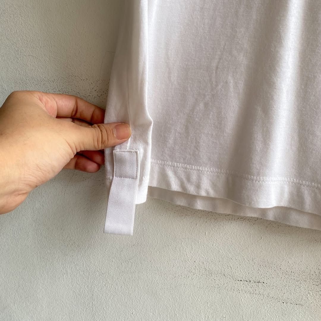 Helmut Lang Helmut Lang White Tees Size US L / EU 52-54 / 3 - 8 Thumbnail