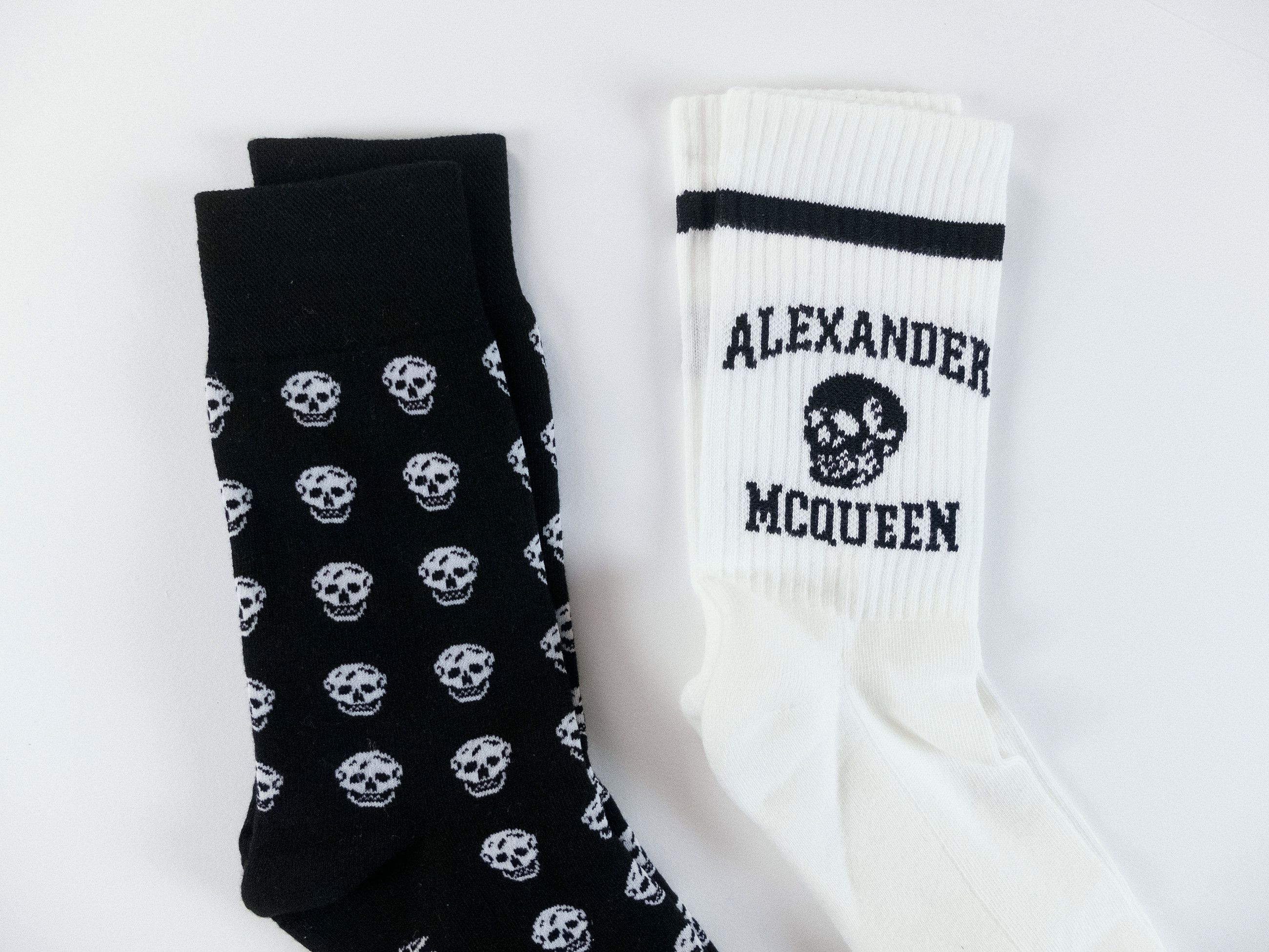 Alexander McQueen 4 pairs ALEXANDER MCQUEEN cotton crew socks Medium q Size ONE SIZE - 6 Thumbnail