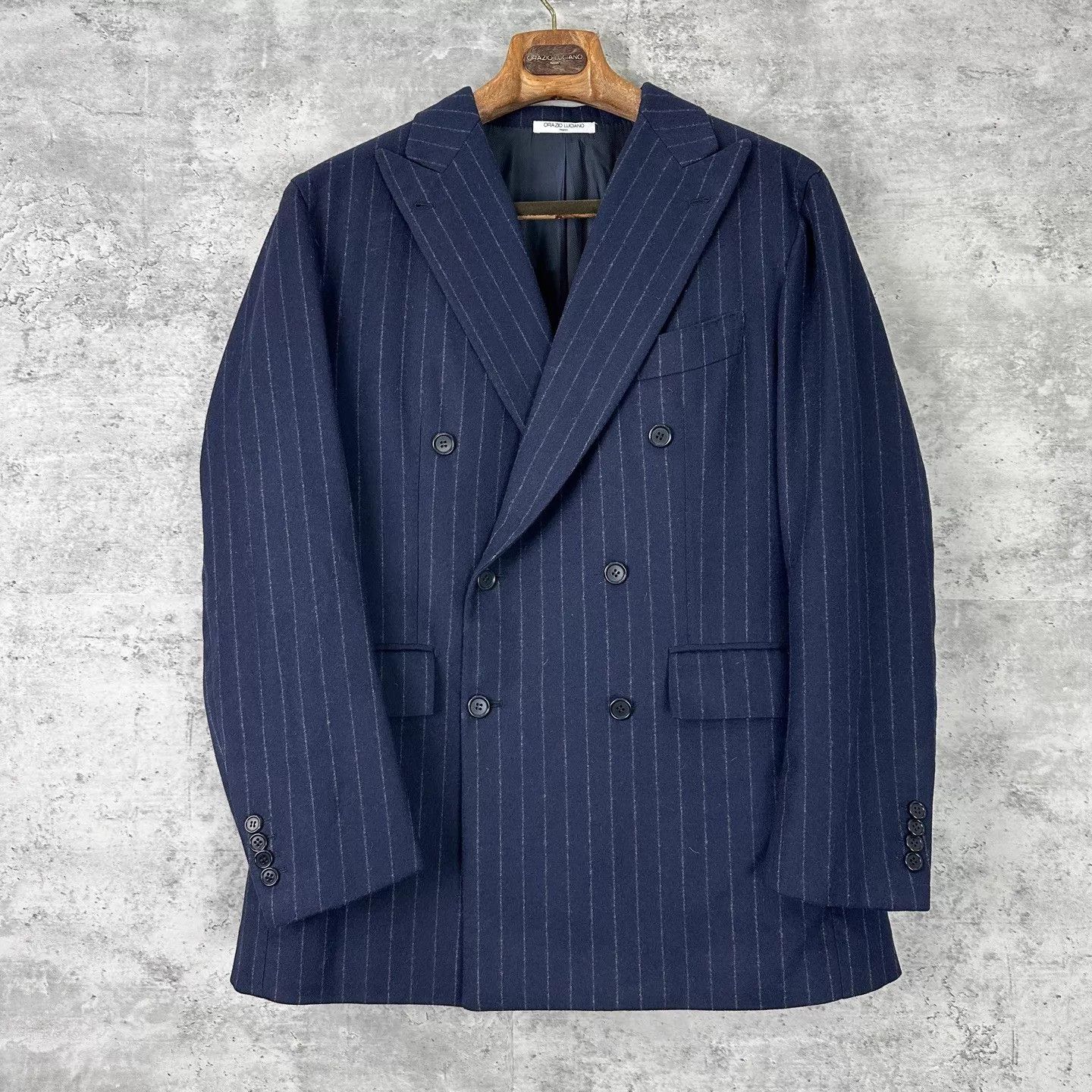 Orazio Luciano Orazio Luciano x Ambrosi Napoli Bespoke Suit Size 50 Lightly Used Size 50R - 2 Thumbnail