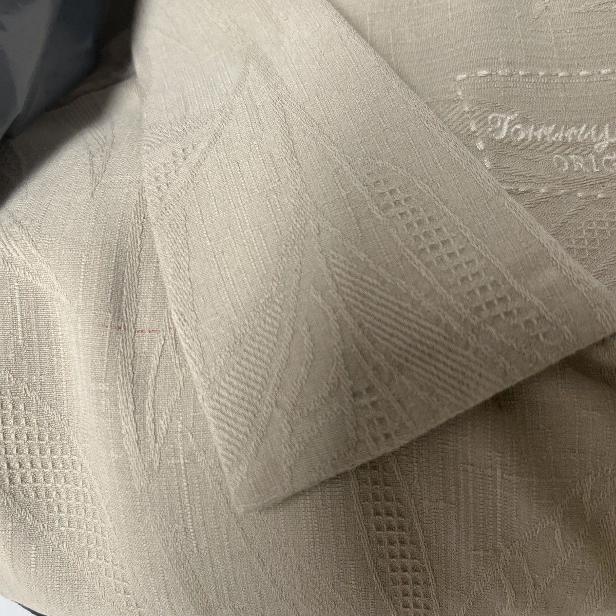 Tommy Bahama Tommy Bahama Silk Camp Collar Loop Beige Large Size US L / EU 52-54 / 3 - 4 Thumbnail