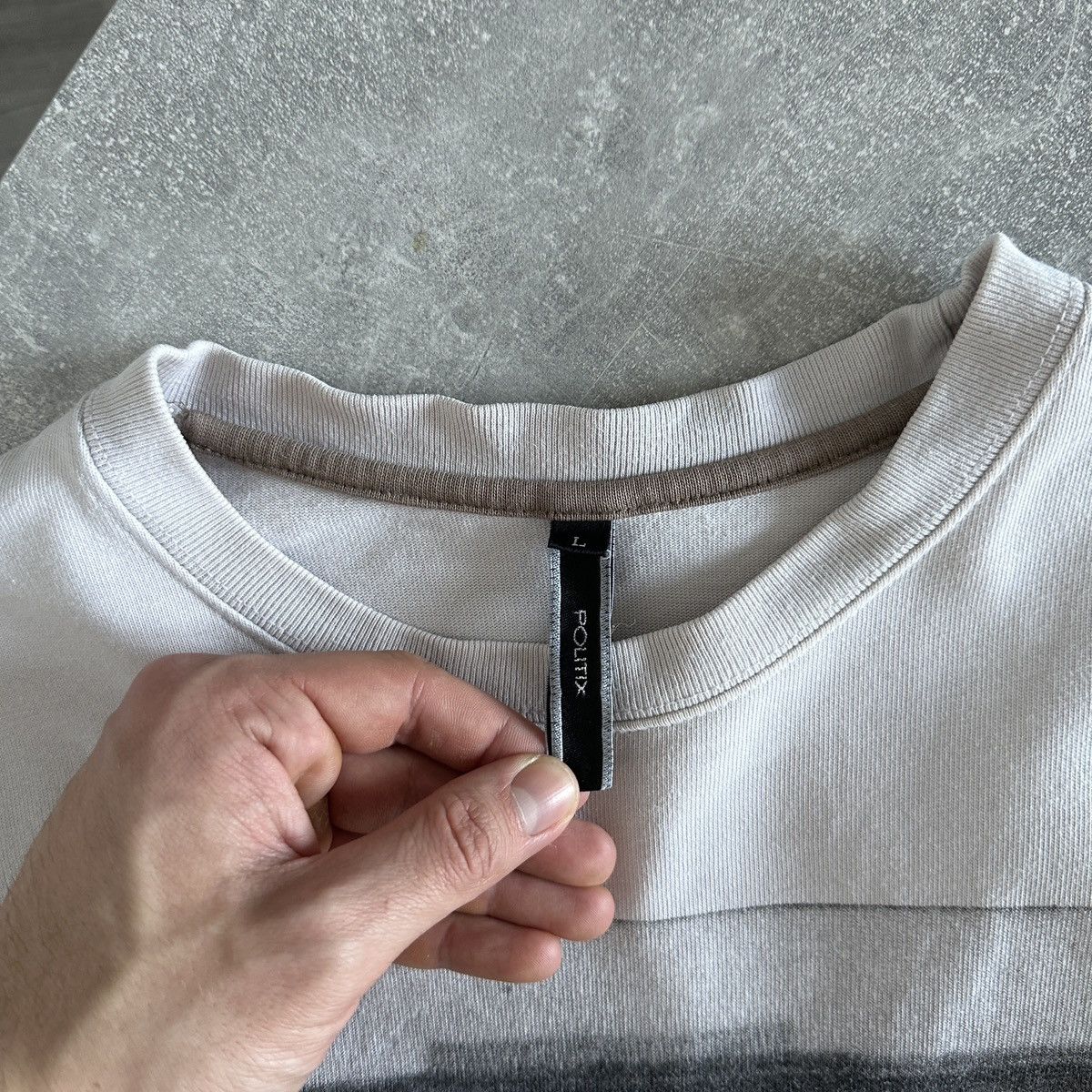 Vintage Vintage 00s Politix Japanese brand sweatshirt Urban y2k og Size US L / EU 52-54 / 3 - 6 Thumbnail