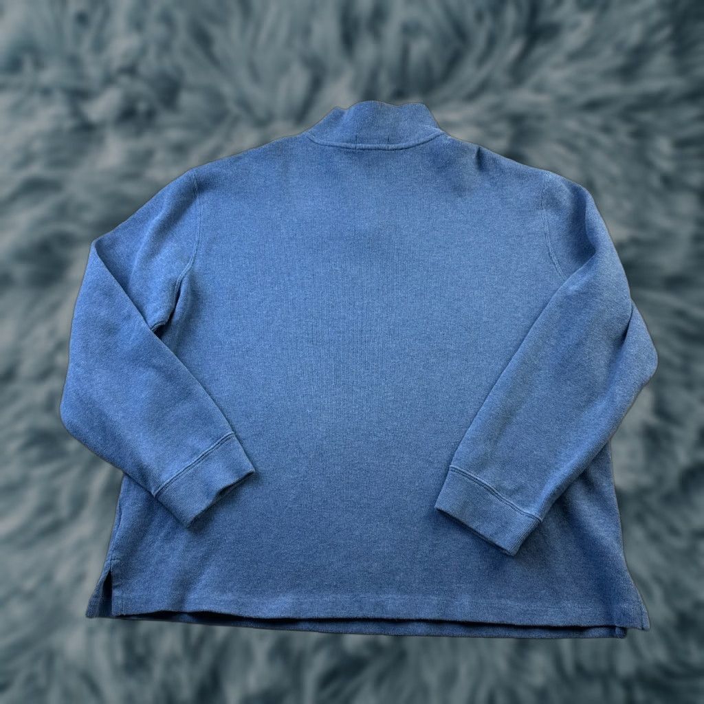 Polo Ralph Lauren Polo Ralph Lauren Sweater Mens XL Blue 1/4 Zip Pullover Knit Logo Classic Size US XL / EU 56 / 4 - 1 Thumbnail