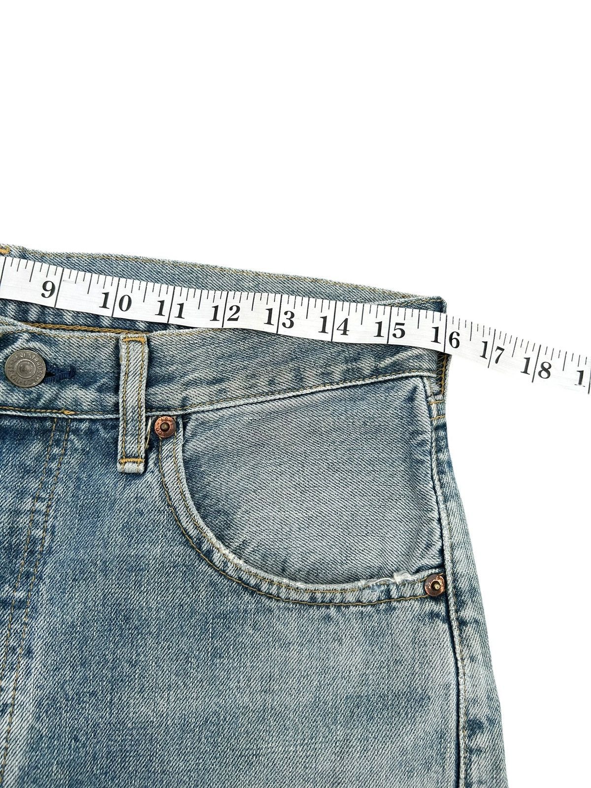 Kapital Vintage Levis Big E Selvedge Thrashed Denim Jeans Size US 32 / EU 48 - 15 Thumbnail
