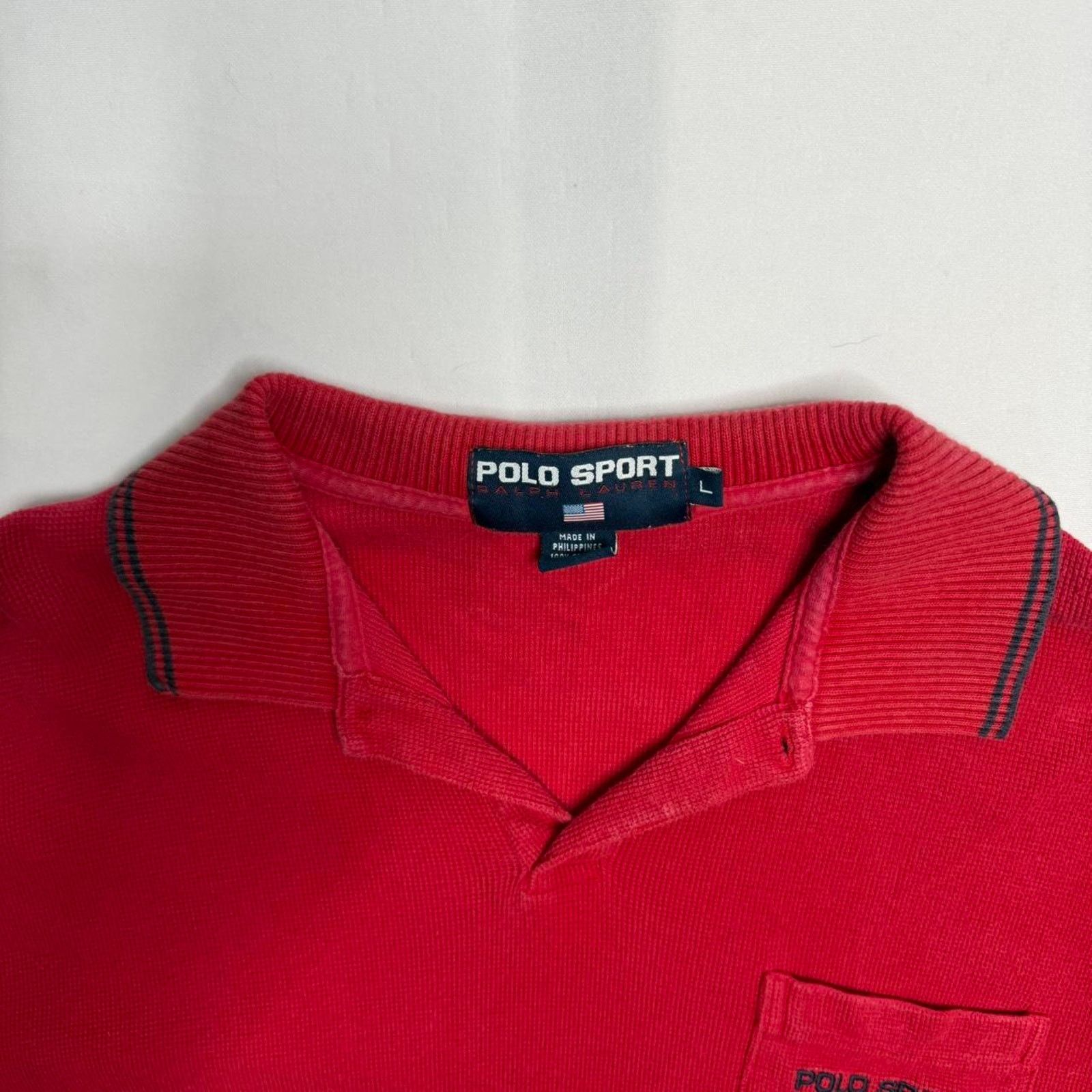 & Other Stories Vintage Polo Sport Ralph Lauren Red Shirt Size Large Size US L / EU 52-54 / 3 - 2 Thumbnail