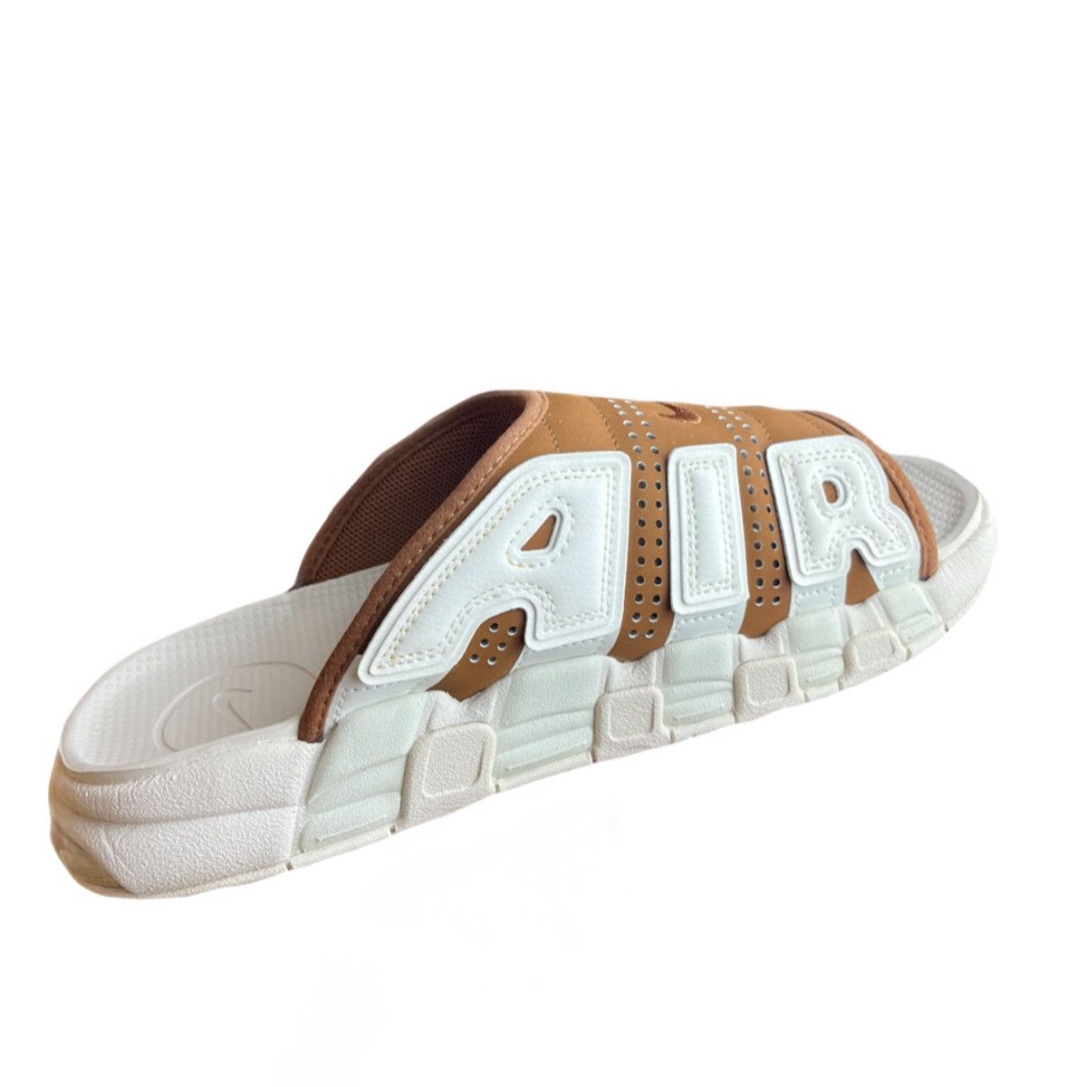Nike Nike AIR MORE UPTEMPO Slide in ‘Brown/Sail’ US 9,10,11,12 Size US 10 / EU 43 - 2 Thumbnail
