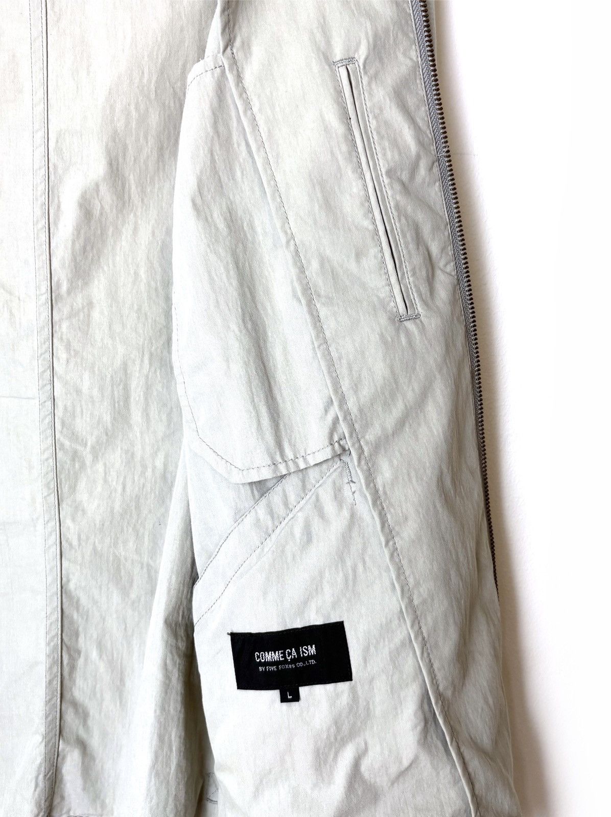 Japanese Brand Comme Ça Ism Minimal Zip Jacket Size US L / EU 52-54 / 3 - 6 Thumbnail