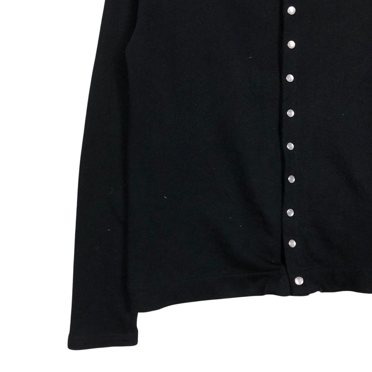 Japanese Brand OMNES Classic Black Knitwear Button Cardigan Issey Miyake Size US M / EU 48-50 / 2 - 6 Thumbnail