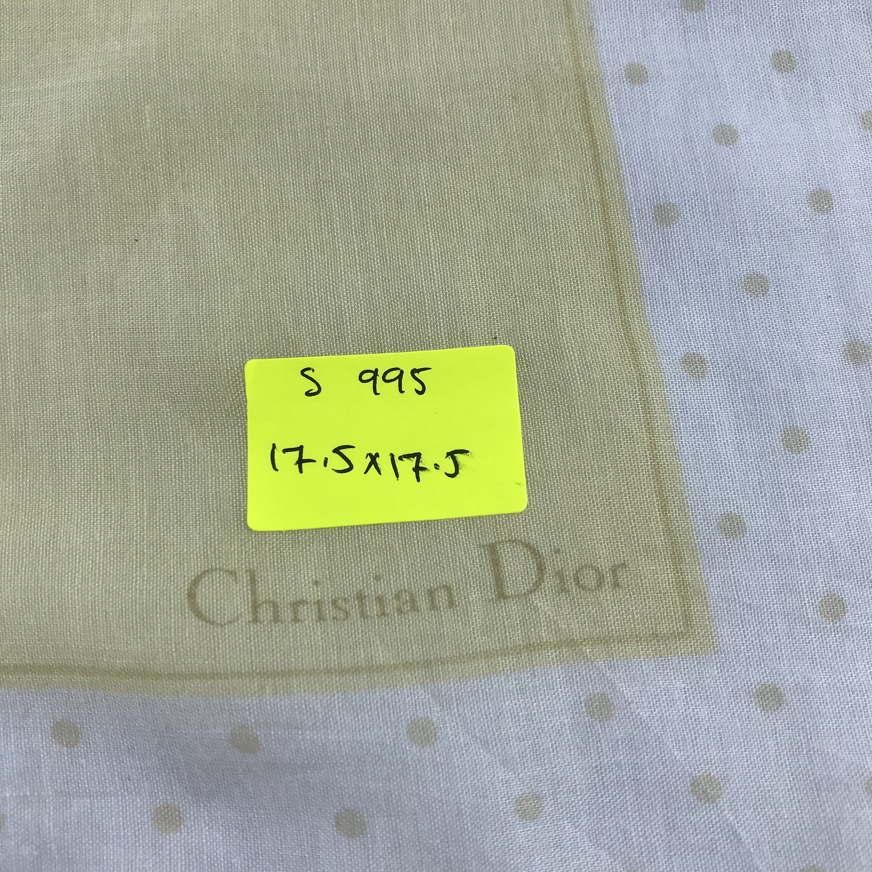 Christian Dior Monsieur × Vintage Christian Dior Bandana / Handkerchief / Neckerchief - S995 Size ONE SIZE - 5 Thumbnail
