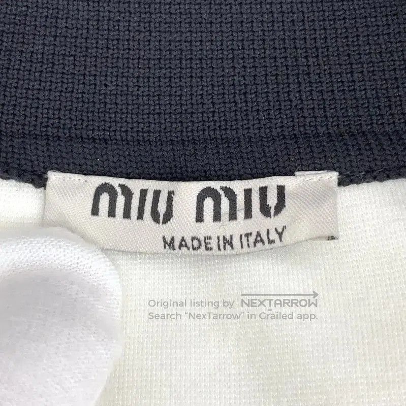 Miu Miu Miu Miu White Cotton Dress with Ruffle Detail . Size S / US 4 / IT 40 - 6 Thumbnail
