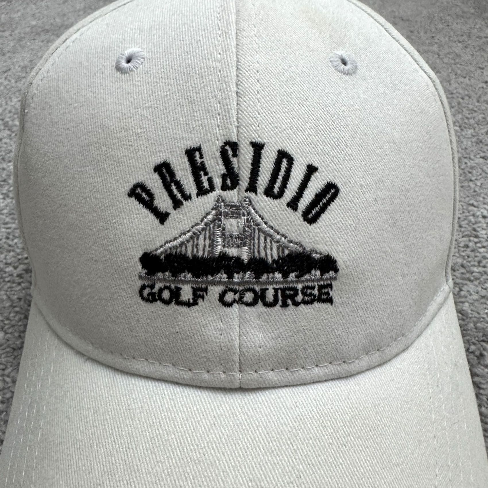 TaylorMade TaylorMade Presidio Hat Mens OSFA White Cotton Canvas Strapback Cap NWT Size ONE SIZE - 4 Thumbnail
