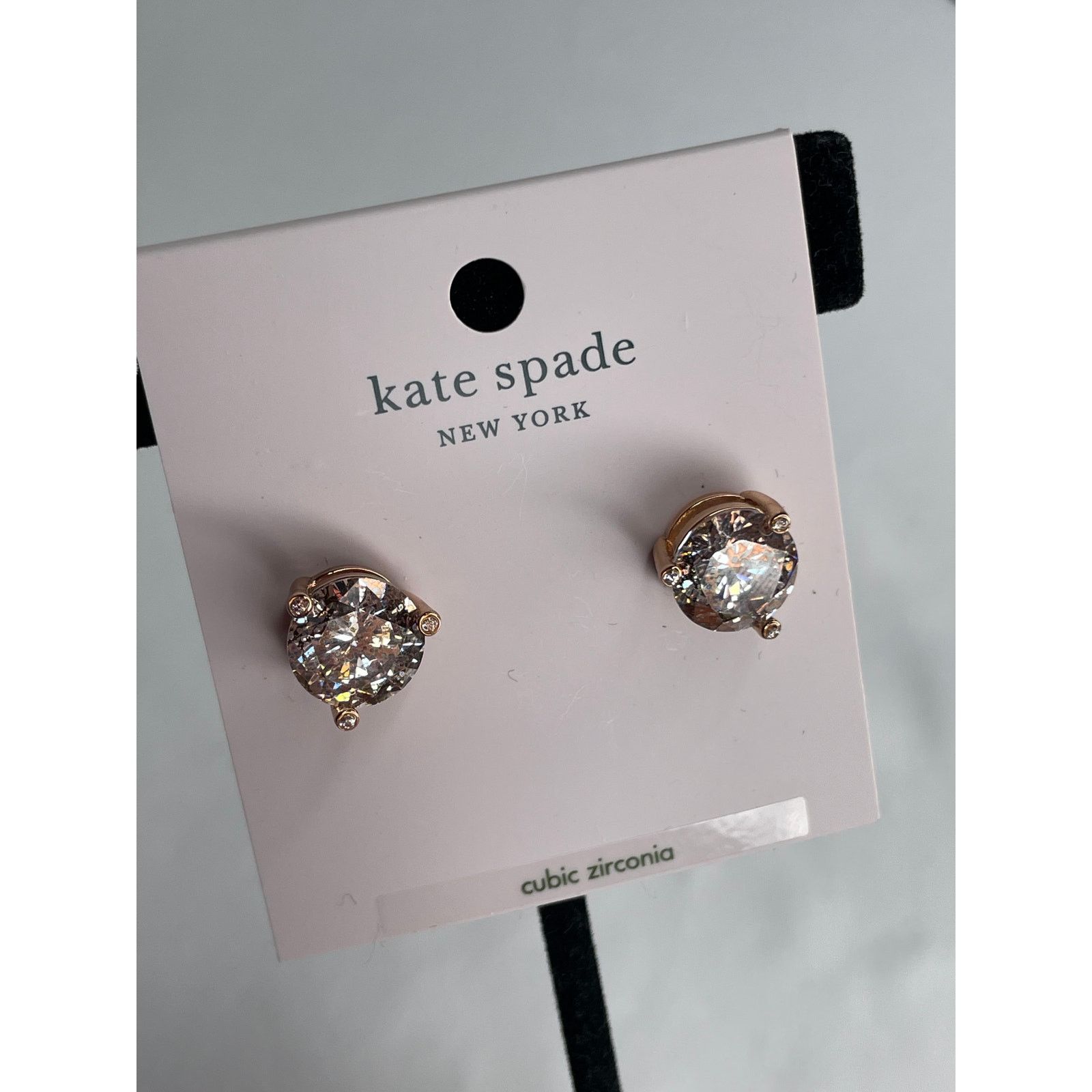 Kate Spade Kate Spade Round Rise and Shine Rose Patin Studs Earrings Size ONE SIZE - 4 Thumbnail