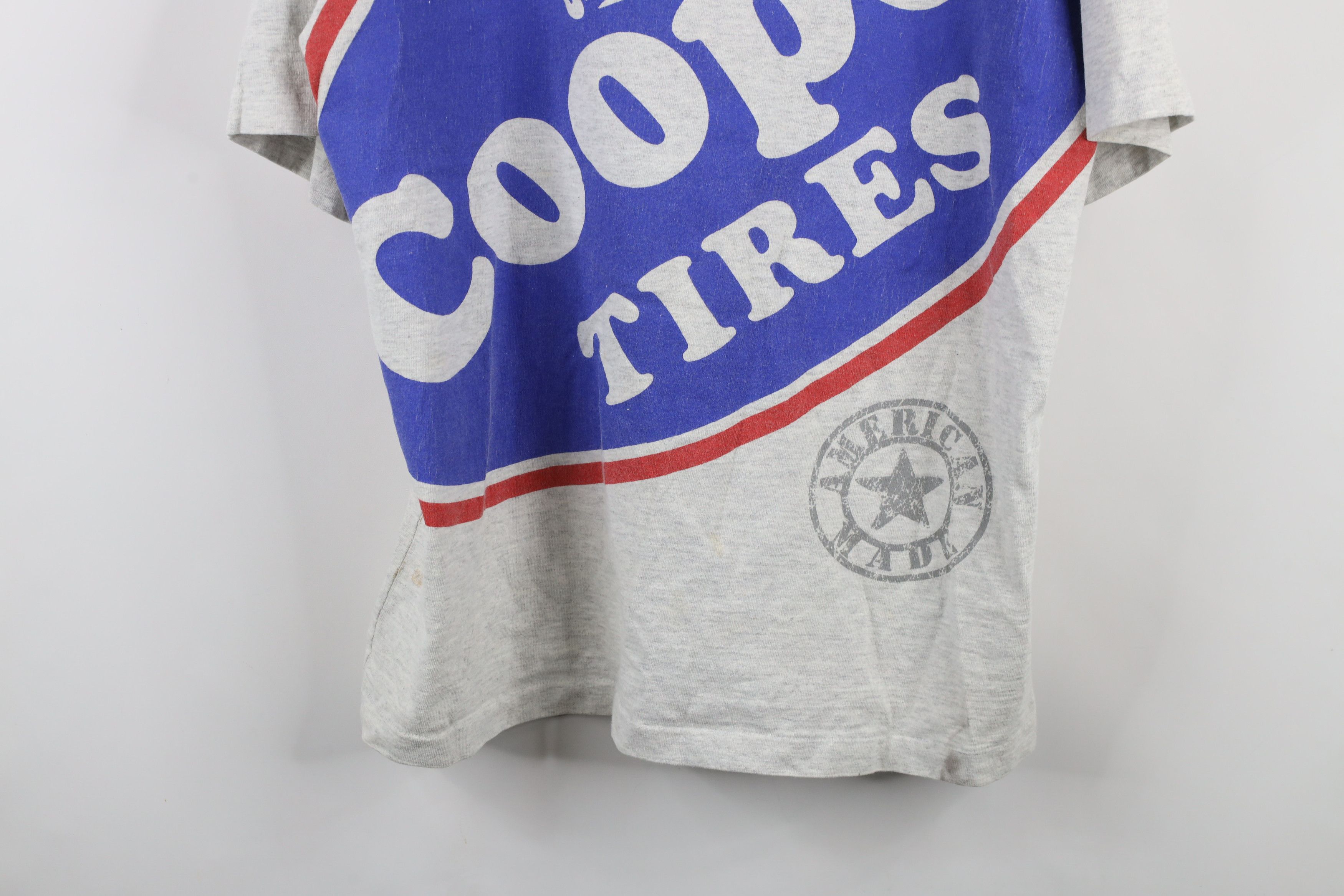 Vintage Vintage 90s Cooper Tires Racing All Over Print T-Shirt USA Size US XL / EU 56 / 4 - 3 Thumbnail
