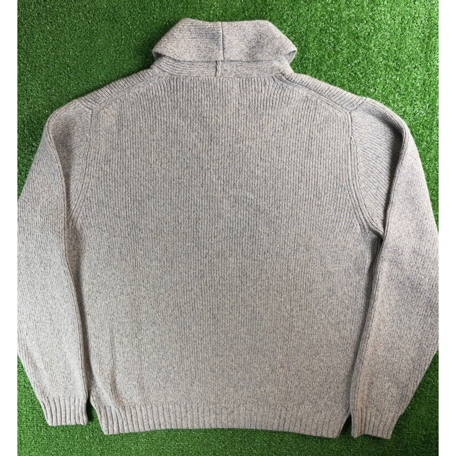 Tasso Elba NWT Tasso Elba Shawl Collar Cable Knit Alpaca Large Sweater Size US L / EU 52-54 / 3 - 4 Thumbnail