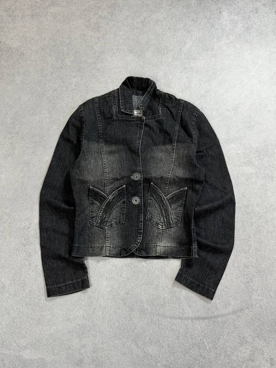 Japanese Brand Vintage 90s Denim Trucker Japan Style Archive Retro Jacket Size US XS / EU 42 / 0 - 2 Thumbnail