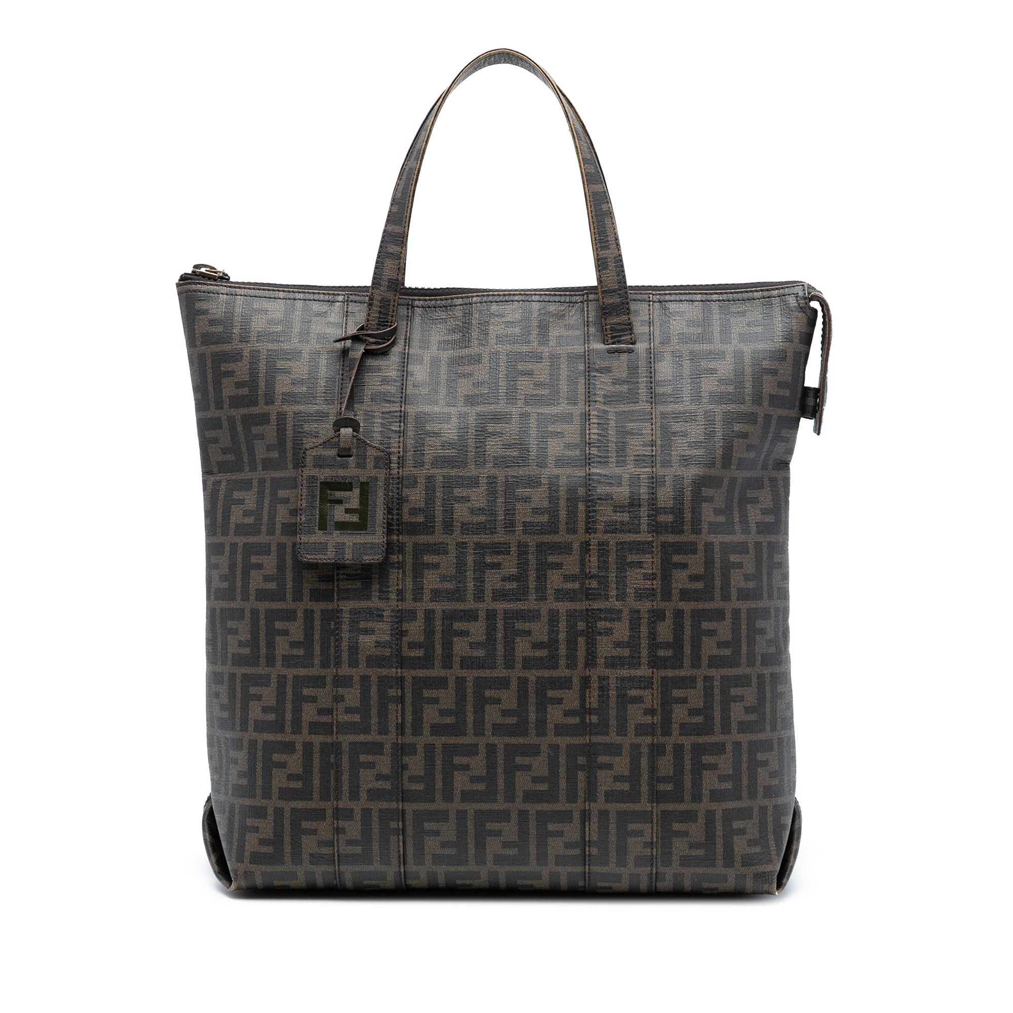 Fendi Zucca Coated Canvas Vertical Tote Size ONE SIZE - 1 Thumbnail