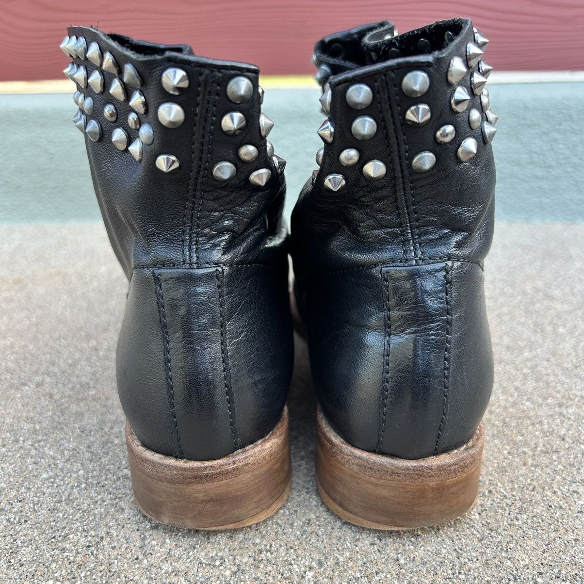 Zadig & Voltaire ZADIG & VOLTAIRE~Black Leather Studded Ankle Bootie~7/7.5/38 Size US 8 / IT 38 - 9 Thumbnail
