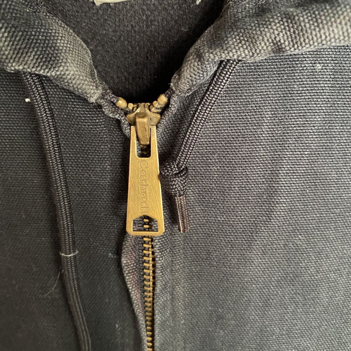 Carhartt Vintage Carhartt Faded Black Hooded Jacket Size US XL / EU 56 / 4 - 5 Thumbnail