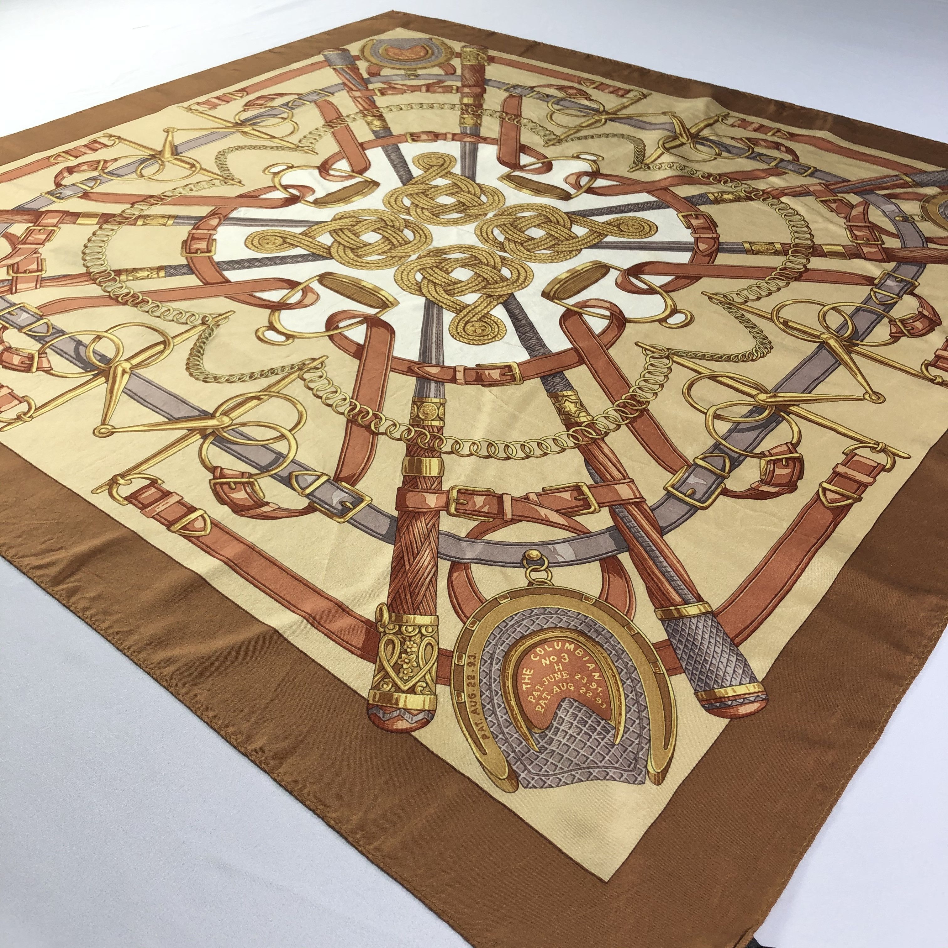 Vintage Vintage Silk Scarf Size ONE SIZE - 4 Thumbnail