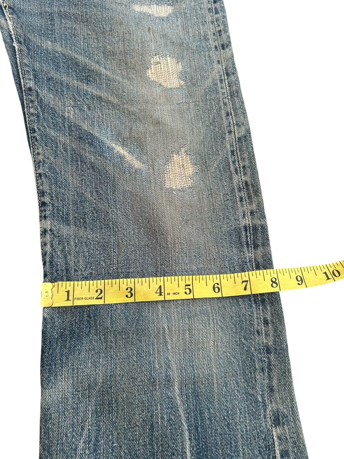 Kapital Vintage Full Count Selvedge Distressed Lowrise Denim Jeans Size US 28 / EU 44 - 23 Thumbnail