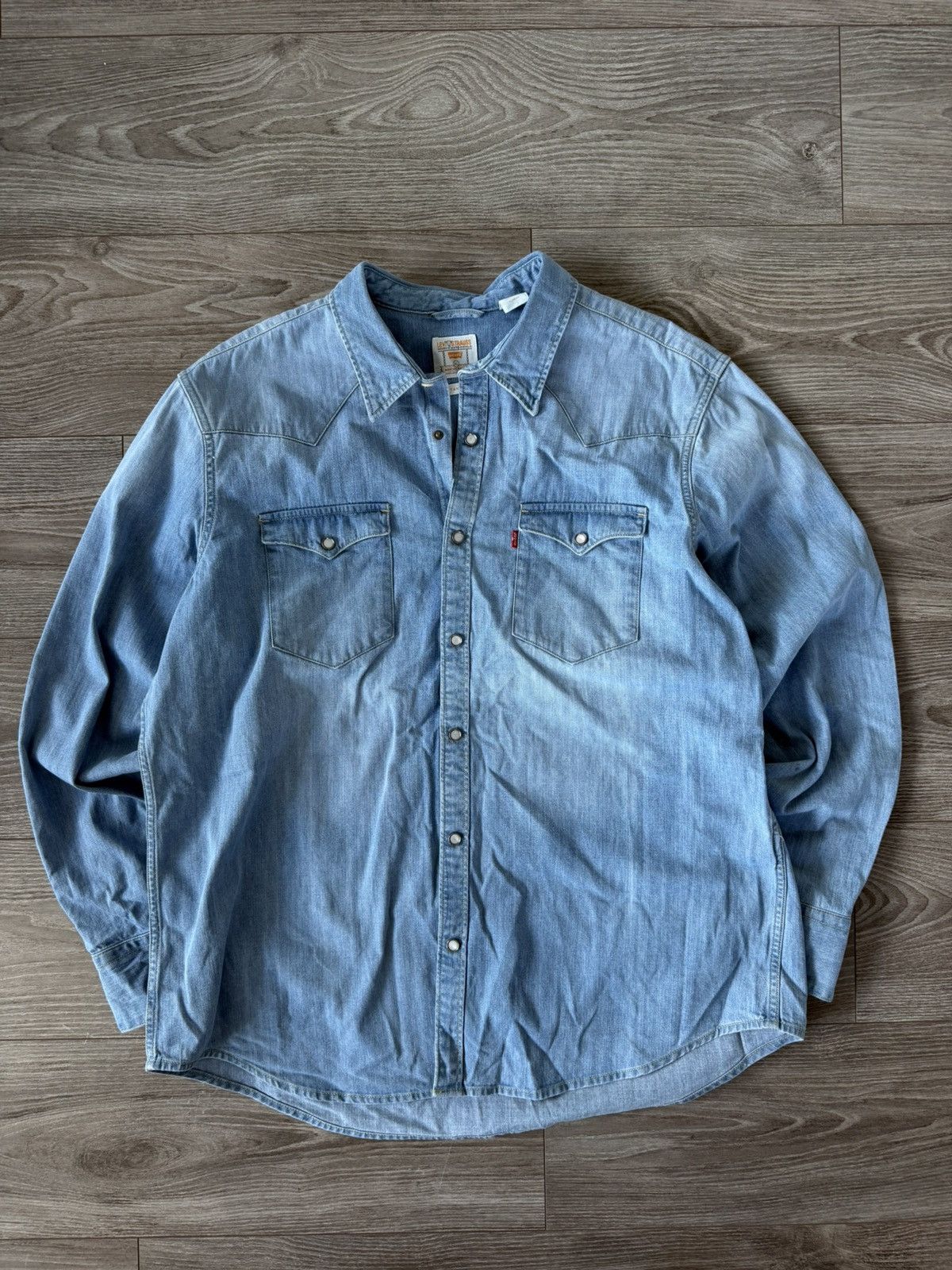 Levi's Levi’s Barstow Western Standard Cowboy Jacket Shirt Size US XL / EU 56 / 4 - 8 Thumbnail