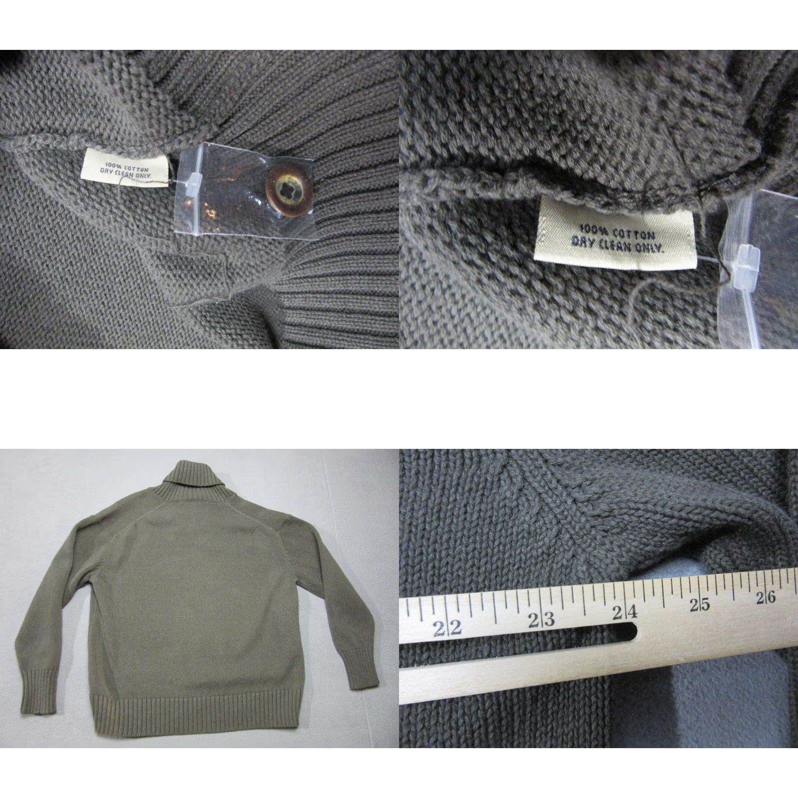 Bills Khakis Bills Khakis Sweater Mens Large Green Shawl Neck Button Pullover Heavyweight Size US L / EU 52-54 / 3 - 8 Thumbnail