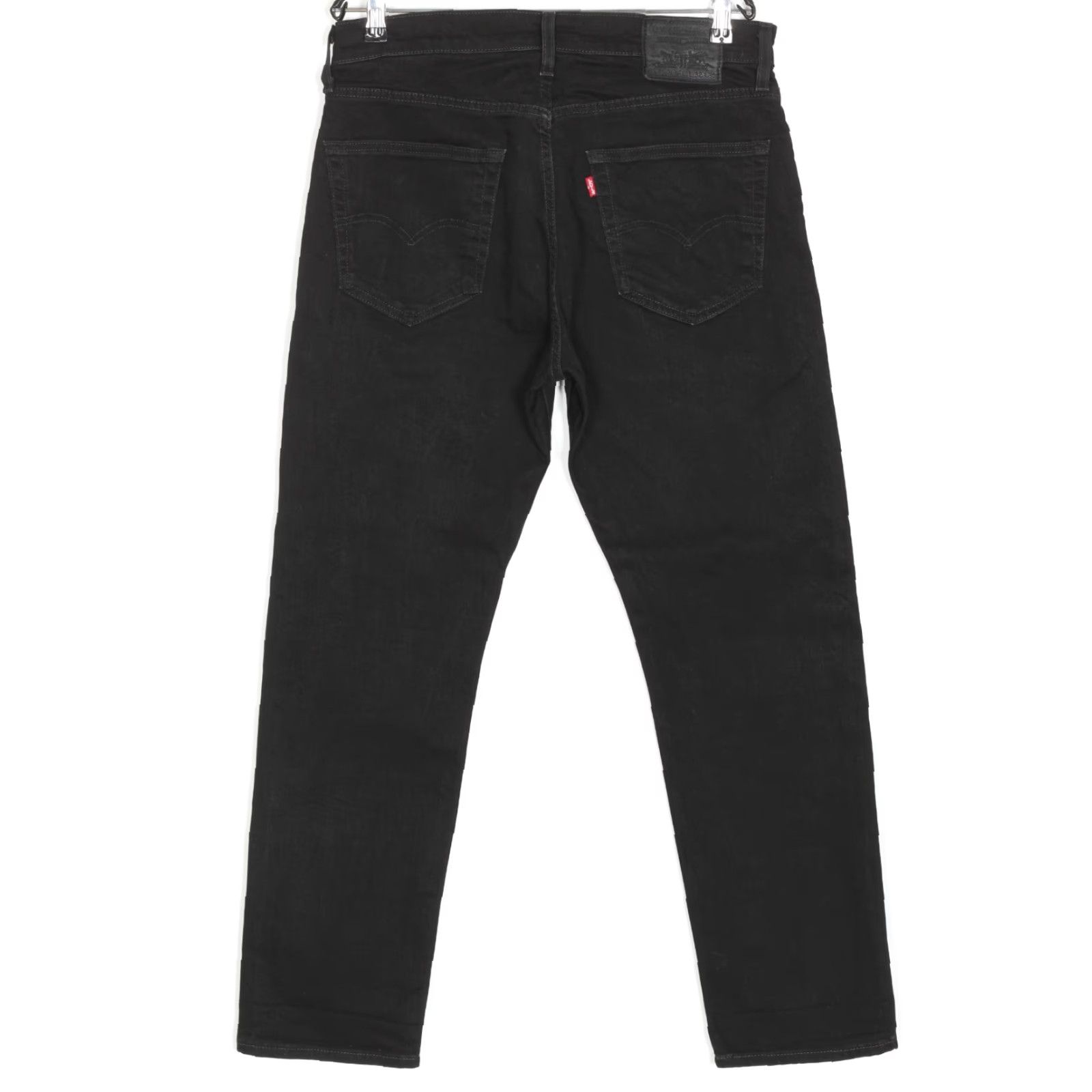 Levi's LEVI’S 502 PREMIUM Big E Tapered Jeans Men 32x28 Stretch Denim Black 5-Pocket Regular Rise Mid 10-12in W32 L28 Mens Jeans Size US 32 / EU 48 - 2 Thumbnail