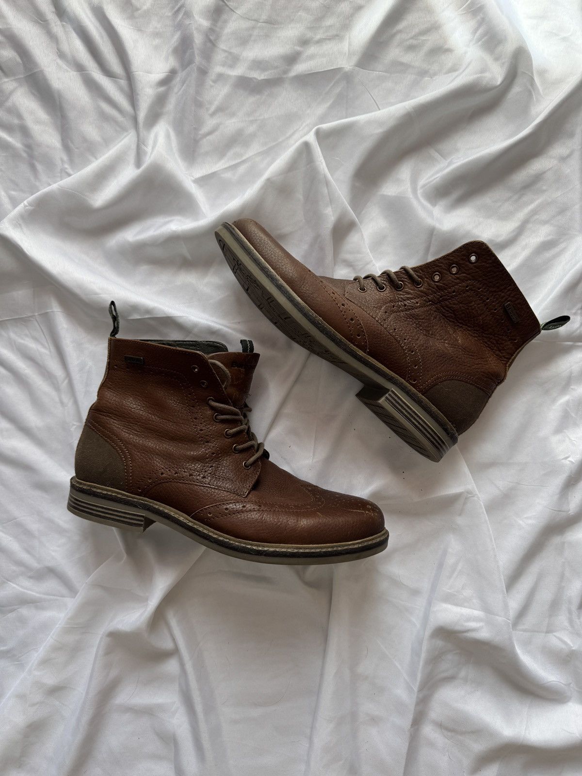 Barbour Barbour Belsay Brogue Ankle Boots Size US 11 / EU 44 - 2 Thumbnail