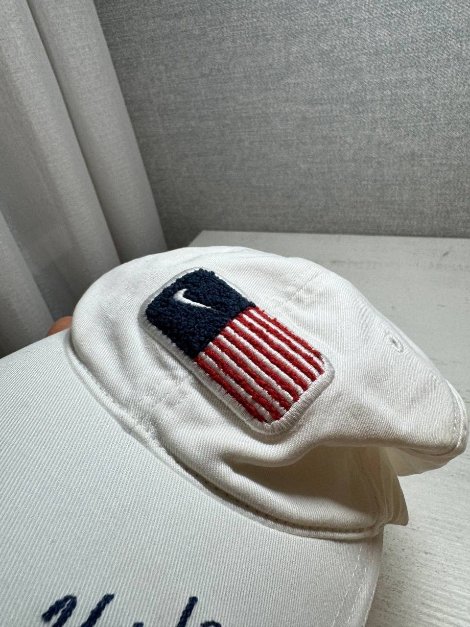 Nike Vintage Nike United States White Cap Size ONE SIZE - 3 Thumbnail