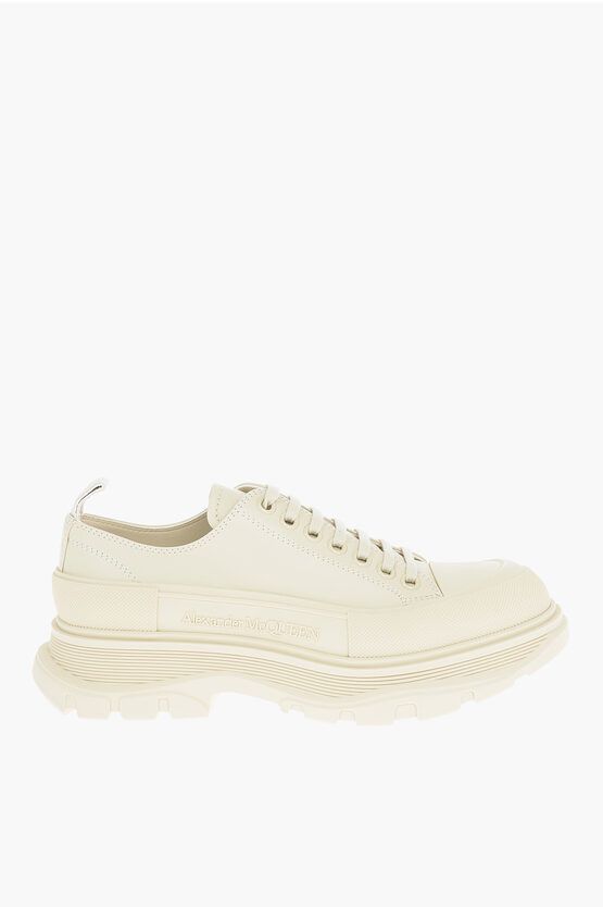 Alexander McQueen o1y1024 Low-Top Sneakers in Beige Size US 9.5 / EU 42-43 - 2 Thumbnail